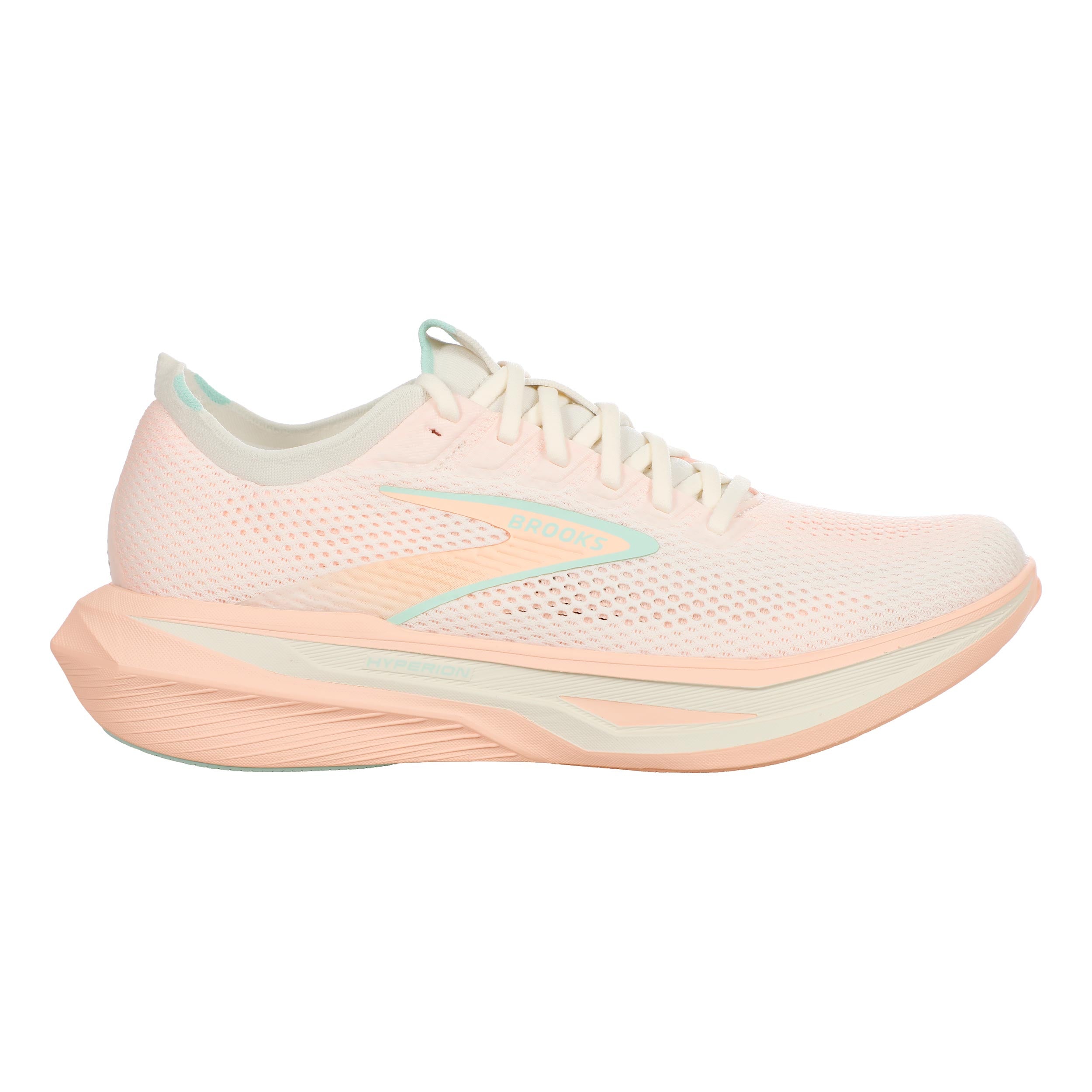 Brooks Hyperion 3 Zapatilla neutral Mujeres - crema, coral