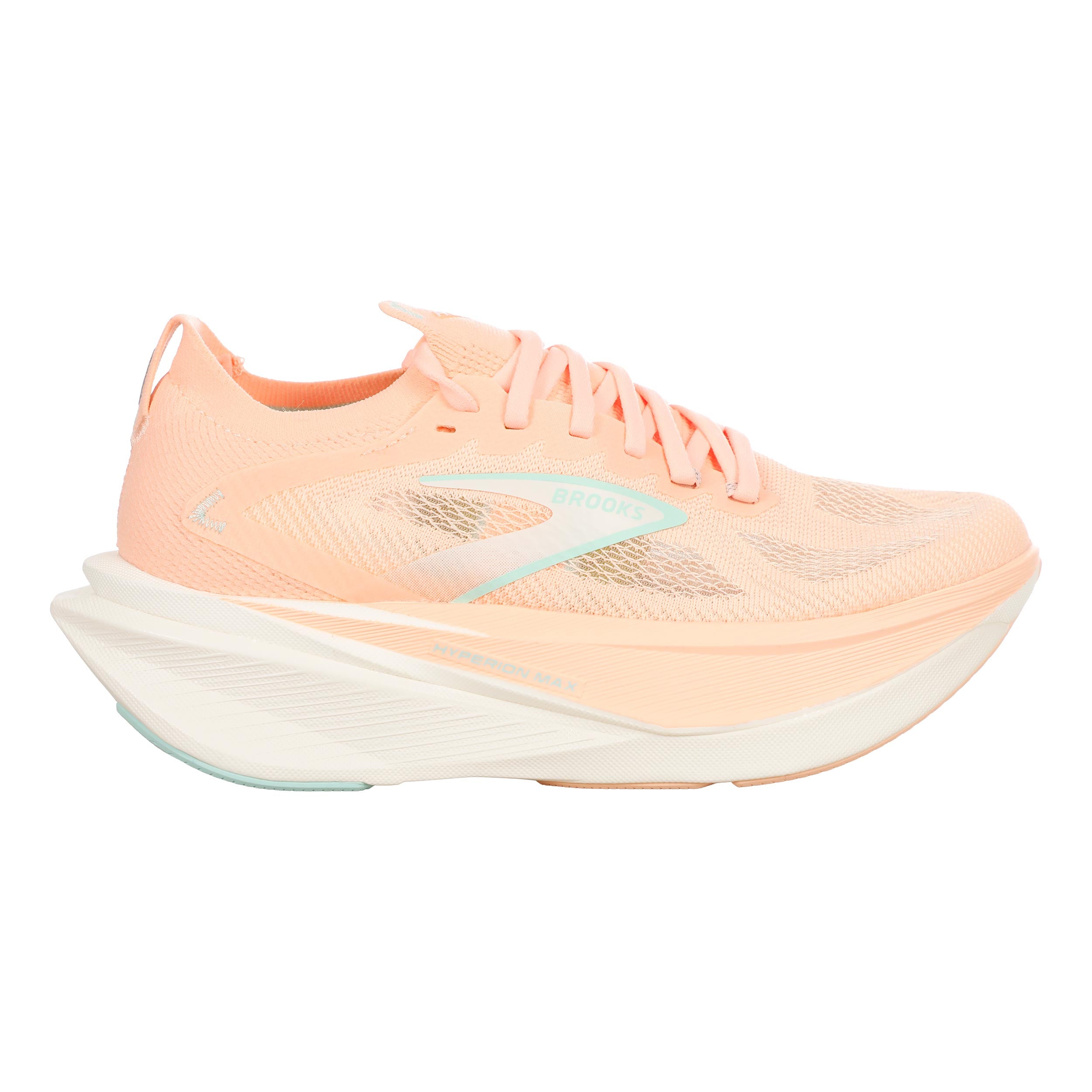 Brooks Hyperion Max 3 Zapatilla neutral Mujeres - coral, crema