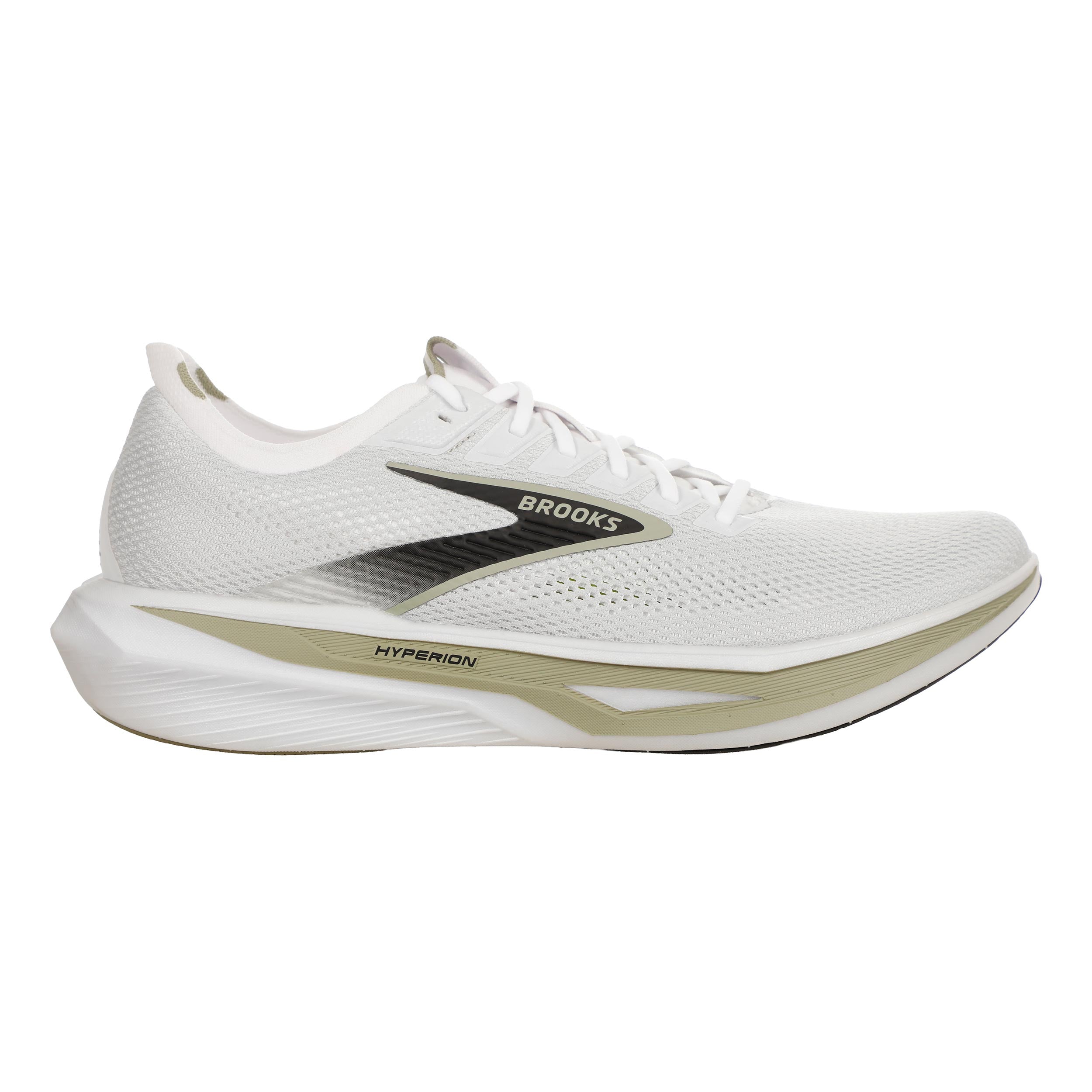 Brooks Hyperion 3 Zapatilla neutral Hombres - blanco, oliva