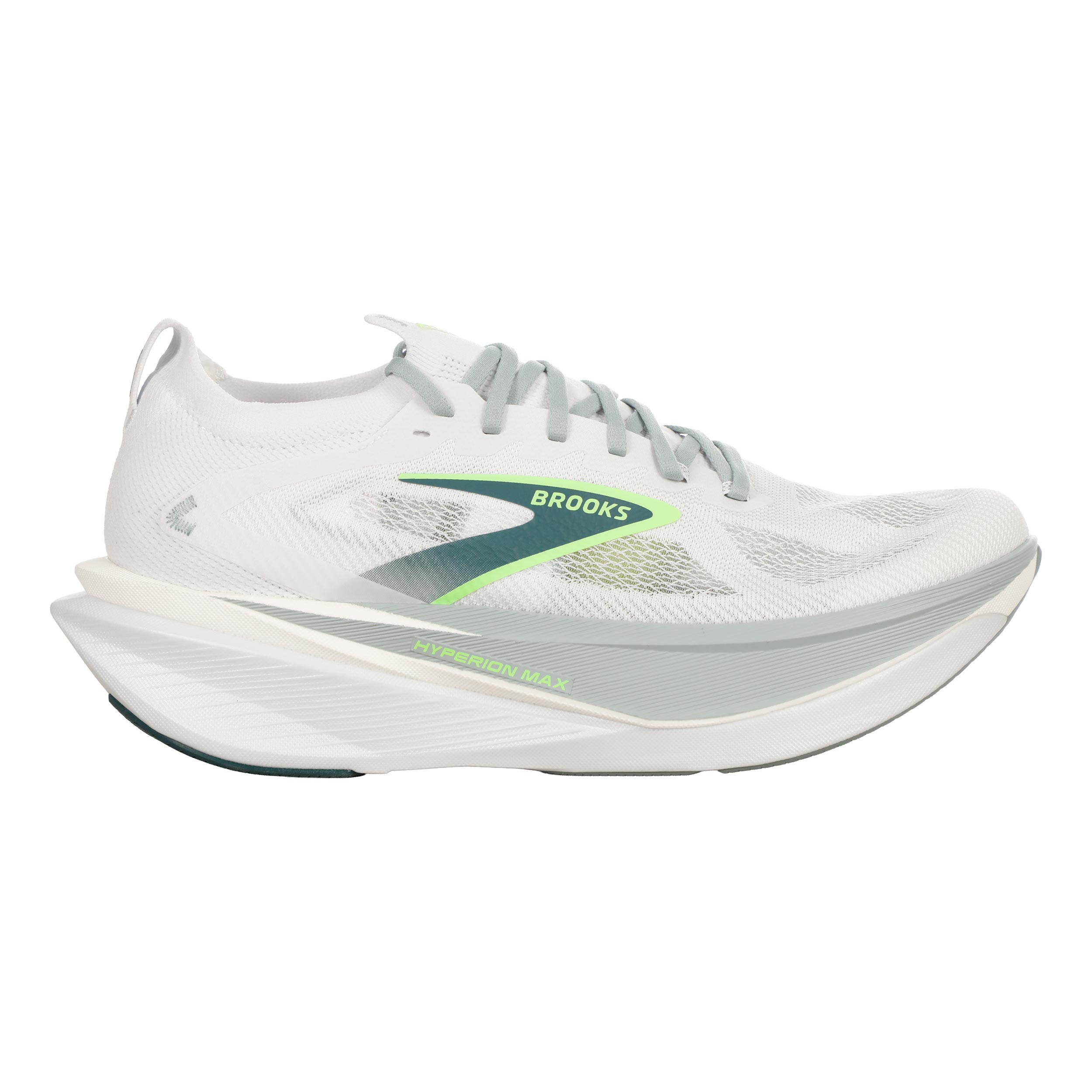 Brooks Hyperion Max 3 Zapatilla neutral Hombres - blanco, verde