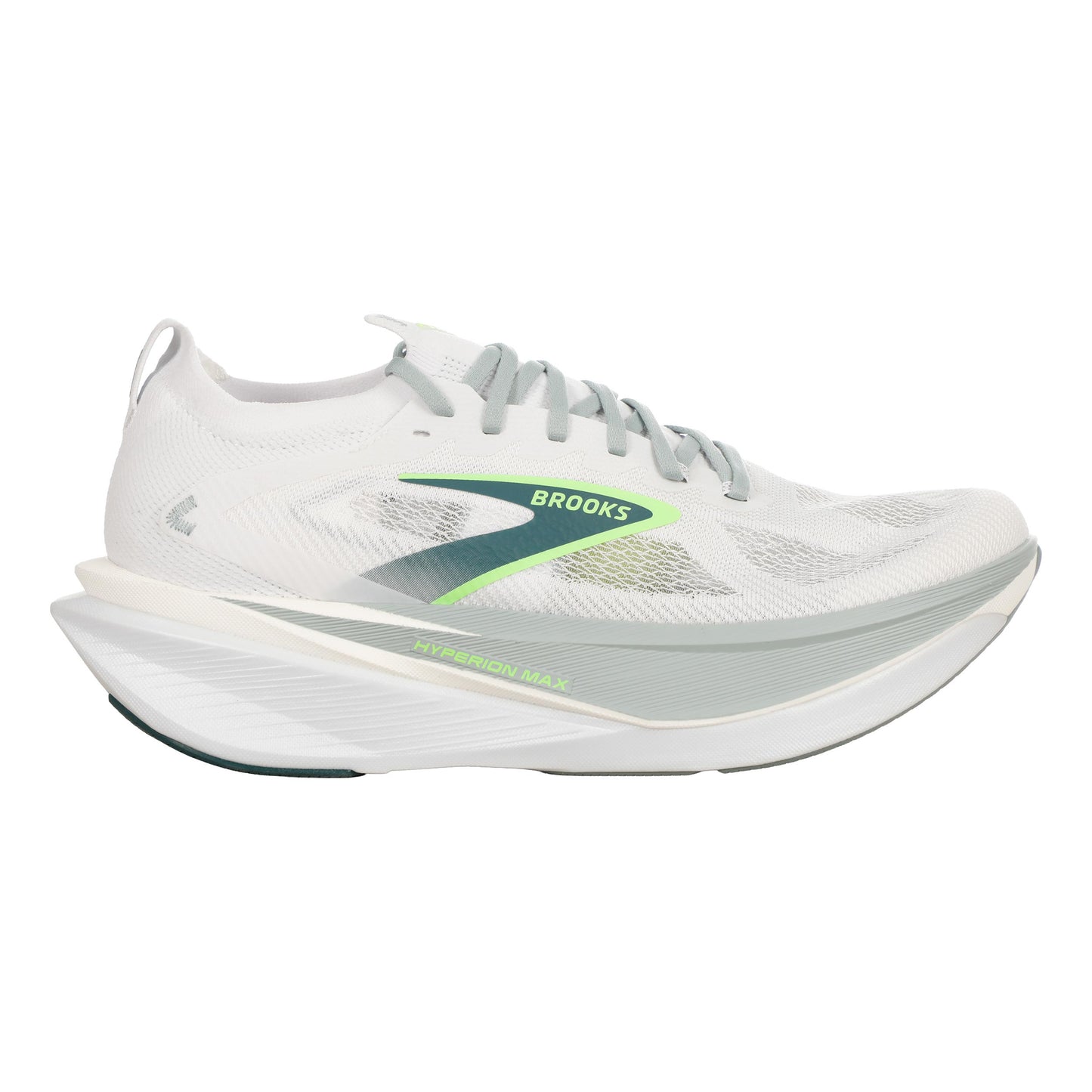 Brooks Hyperion Max 3 Zapatilla neutral Hombres - blanco, verde