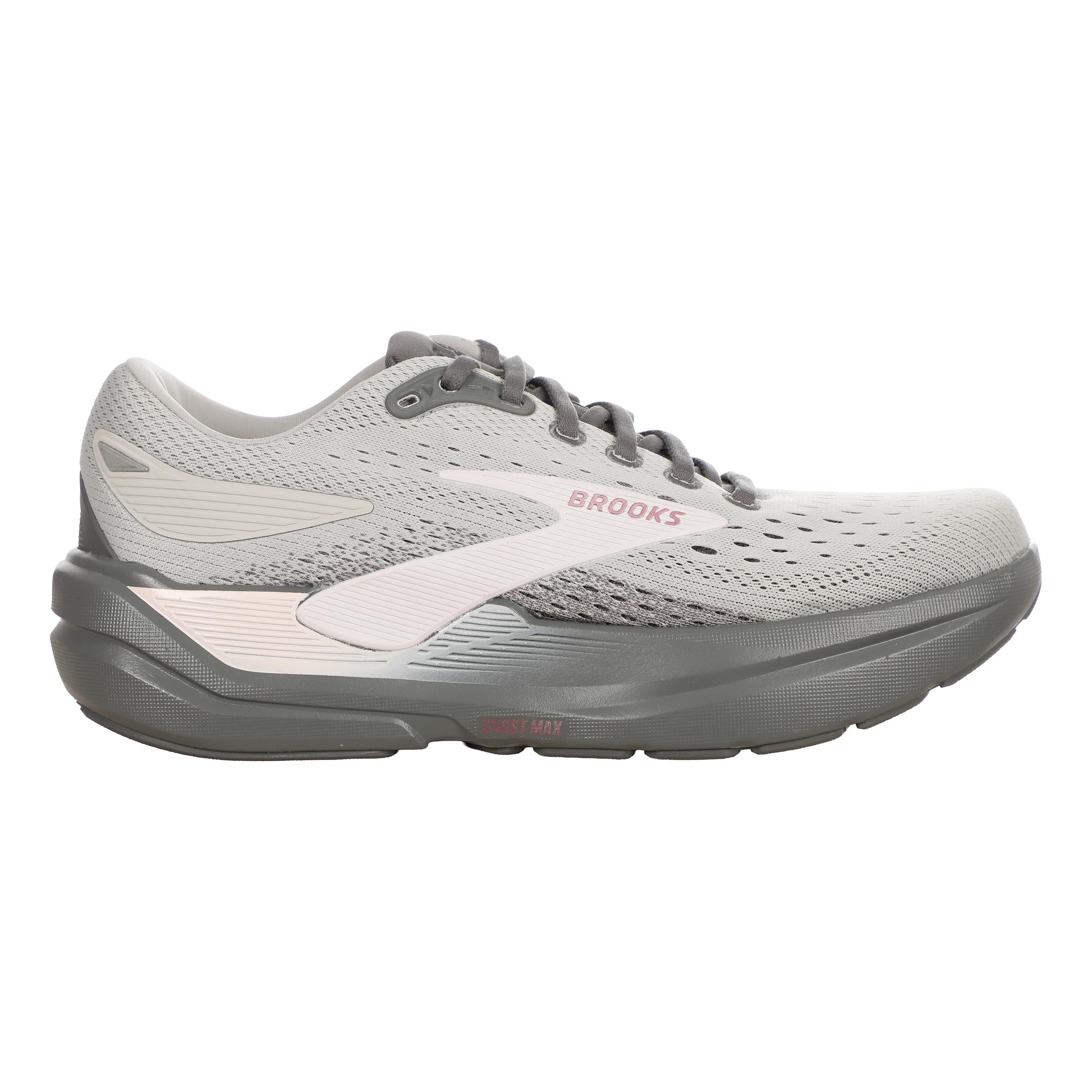 Brooks Ghost Max 3 Zapatilla neutral Mujeres - gris, rosa