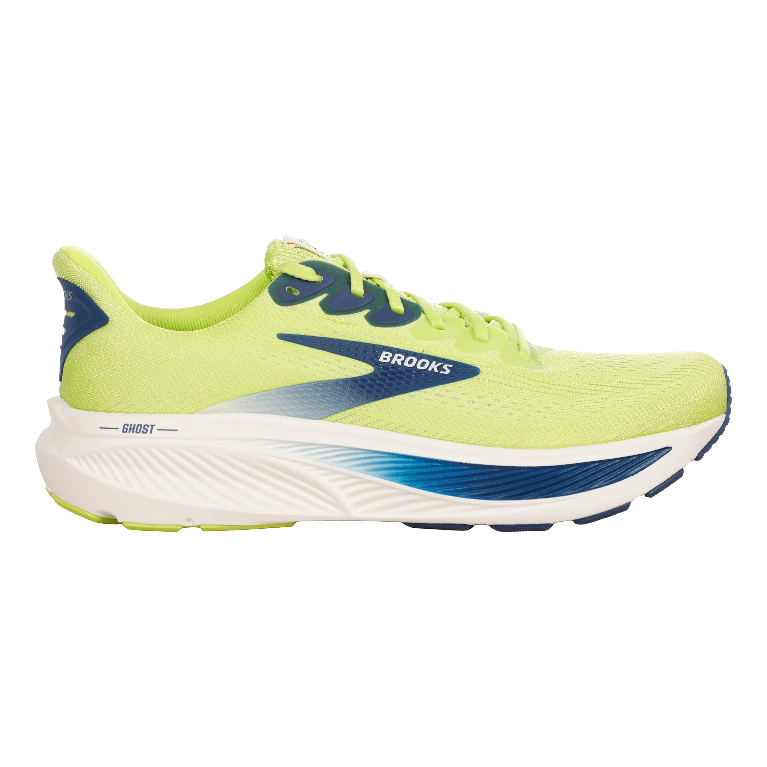 Brooks Ghost 17 Zapatilla neutral Hombres - lima, azul