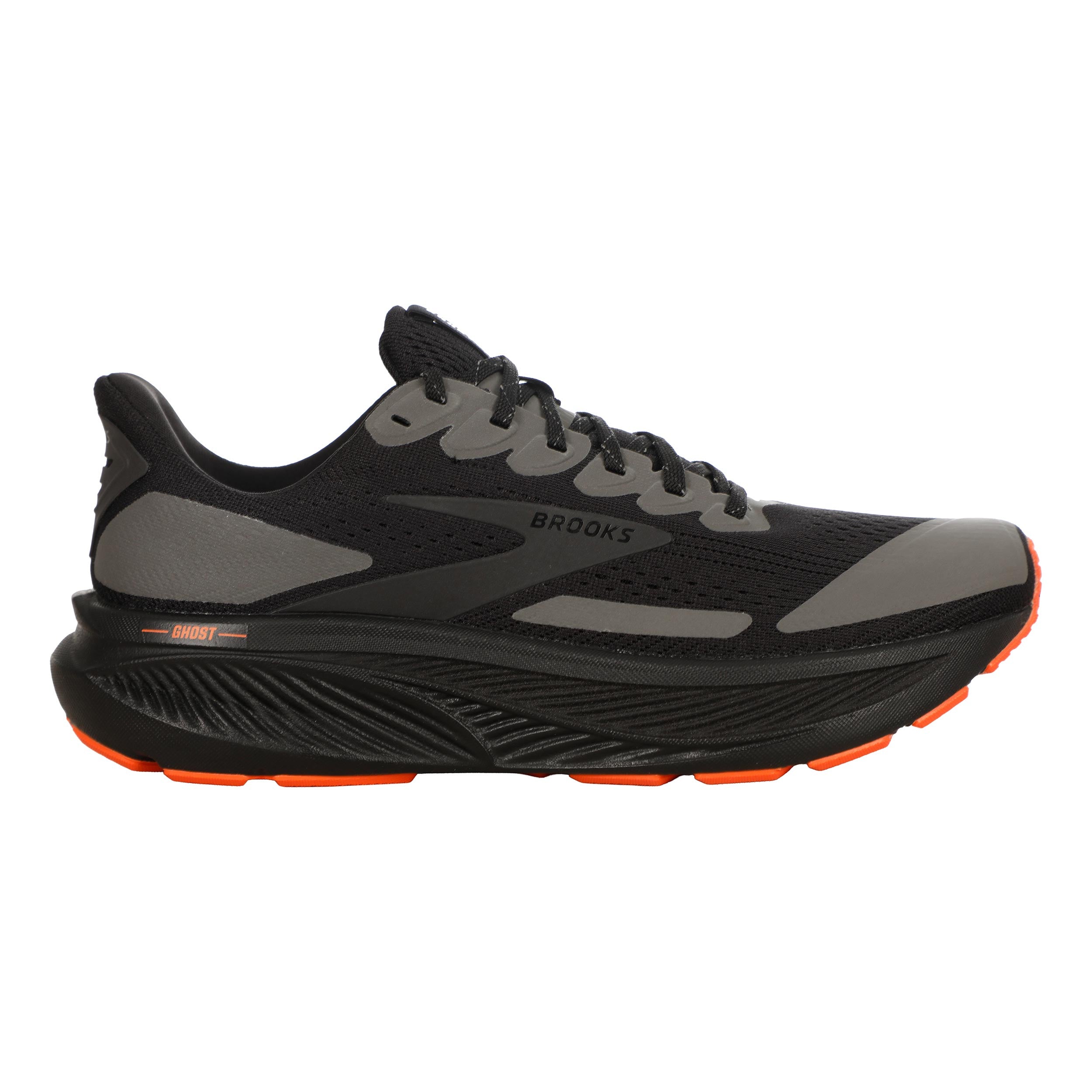 Brooks Ghost 17 Zapatilla neutral Hombres - negro, naranja
