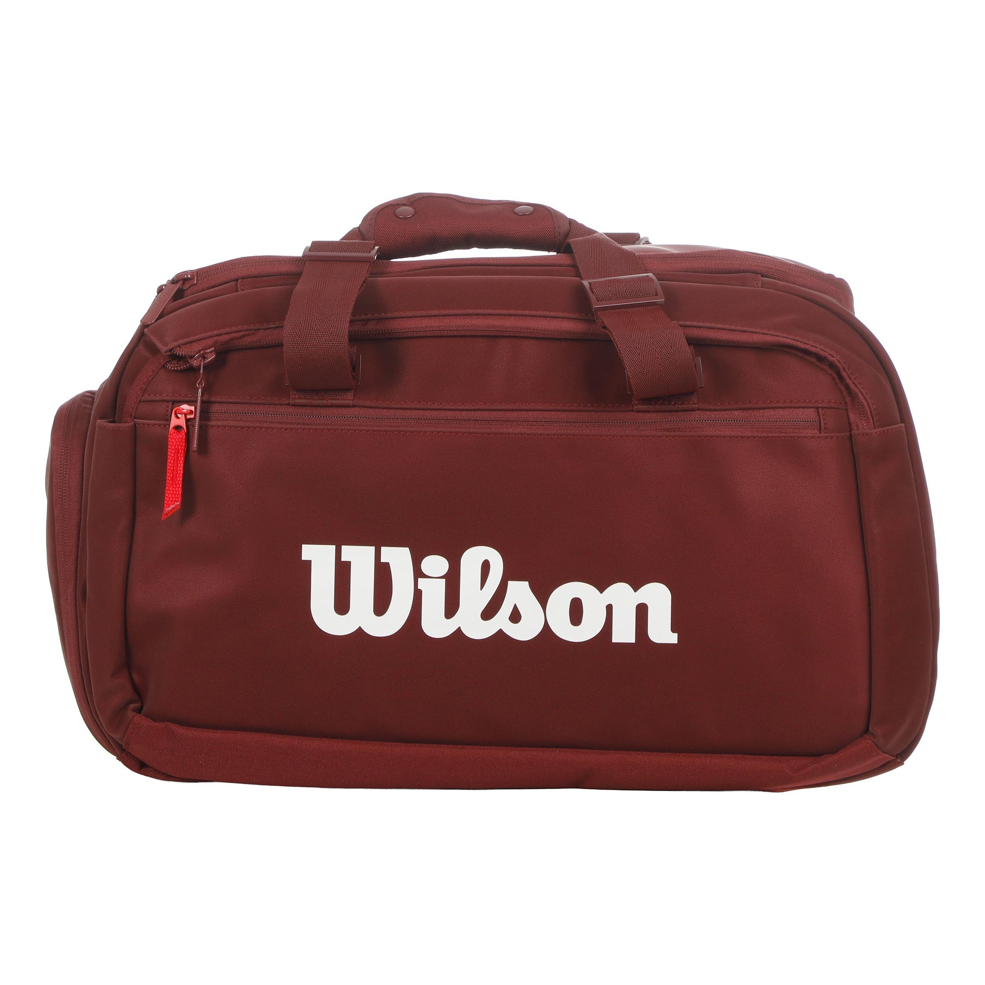 Wilson Defyer V1 Small Duffel Bolsa de deporte - rojo vino