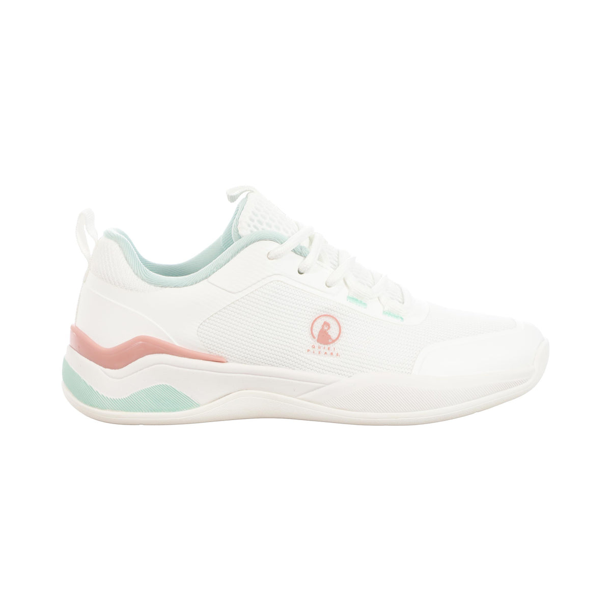 Quiet Please Carpet Champ Zapatilla para pista cubierta Chicas - blanco, turquesa