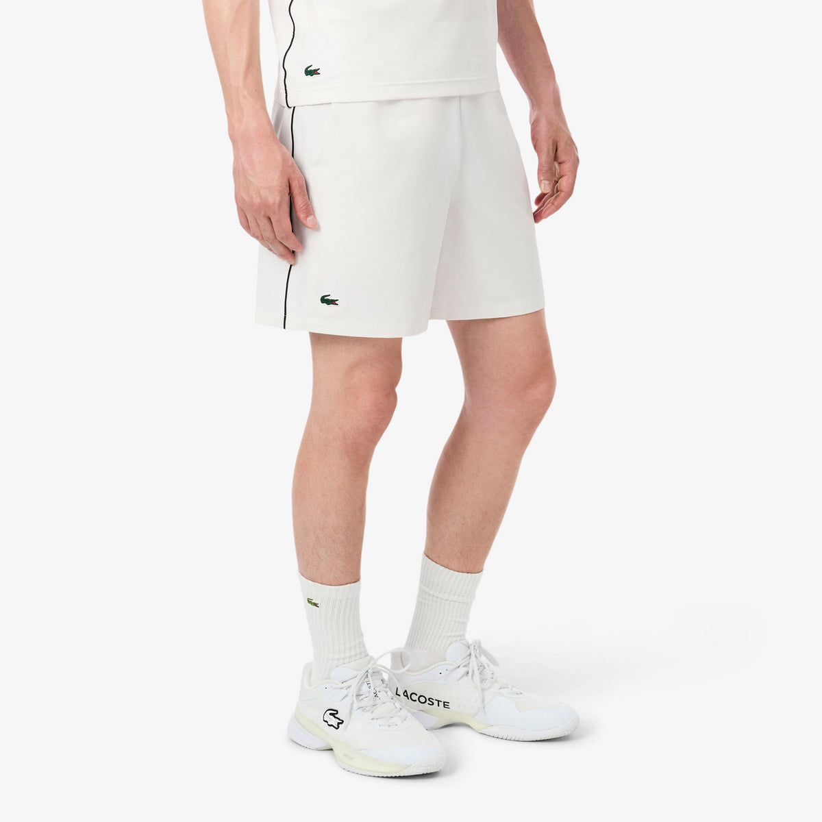 Lacoste Shorts Hombres - blanco