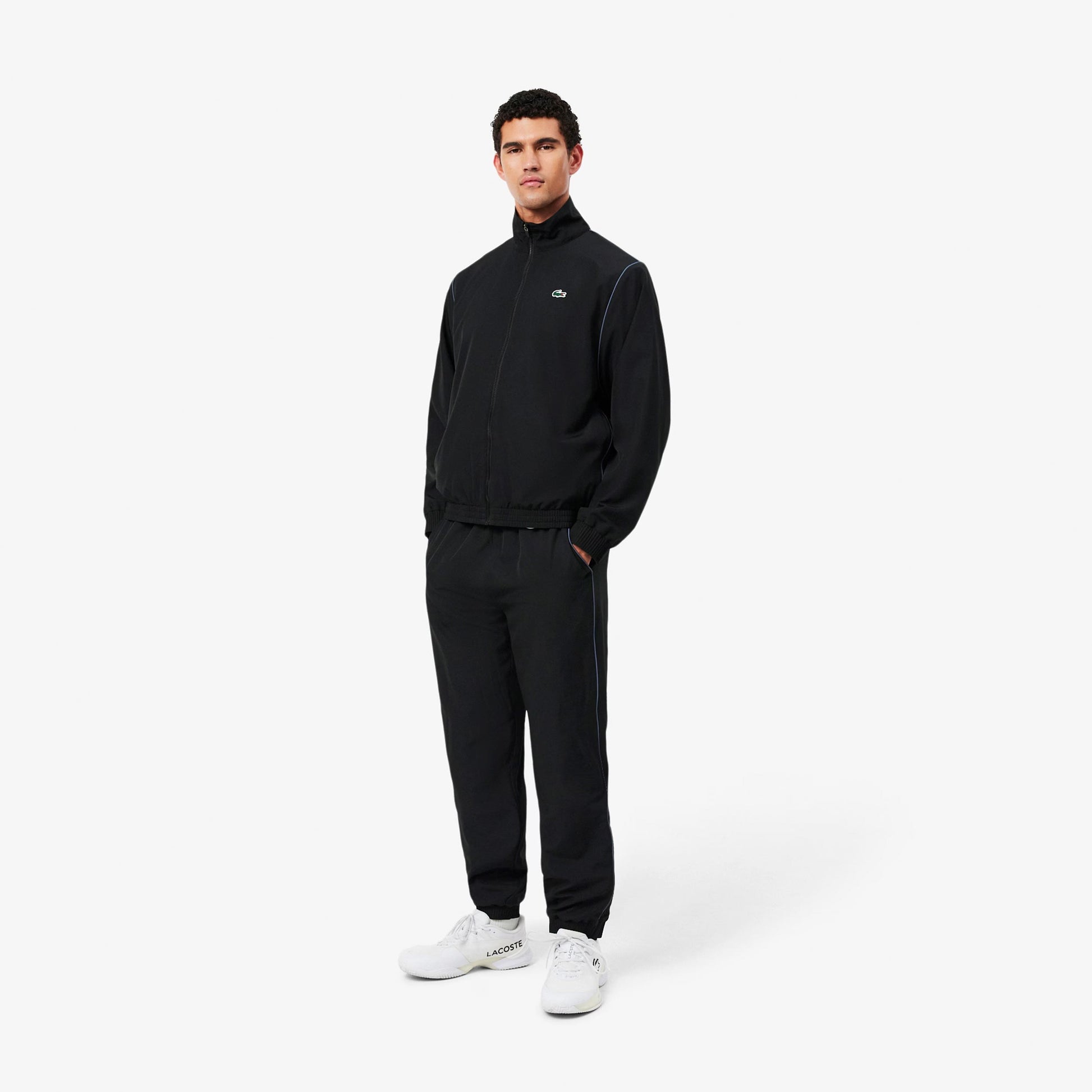 Lacoste Chándal Hombres - negro