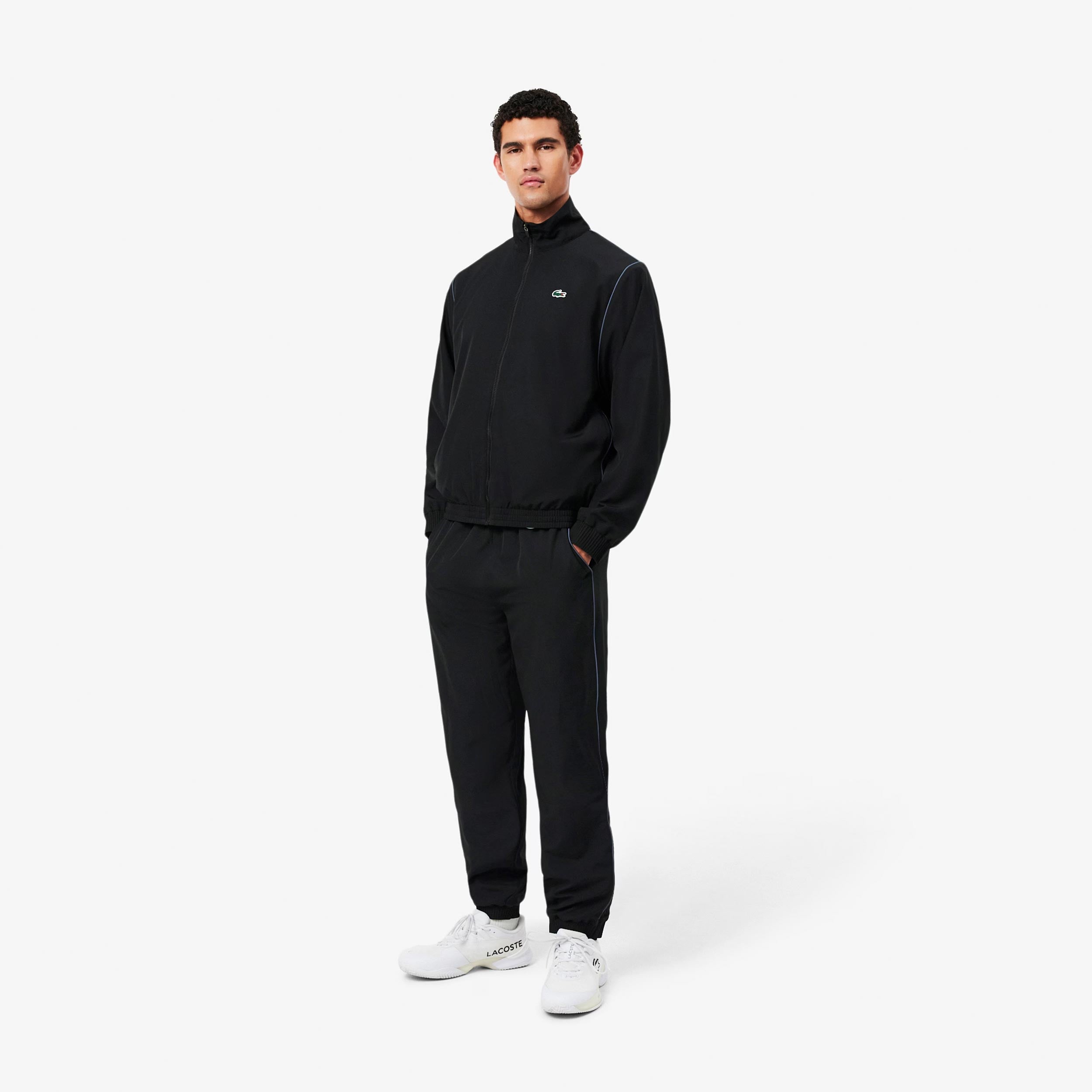 Lacoste Chándal Hombres - negro