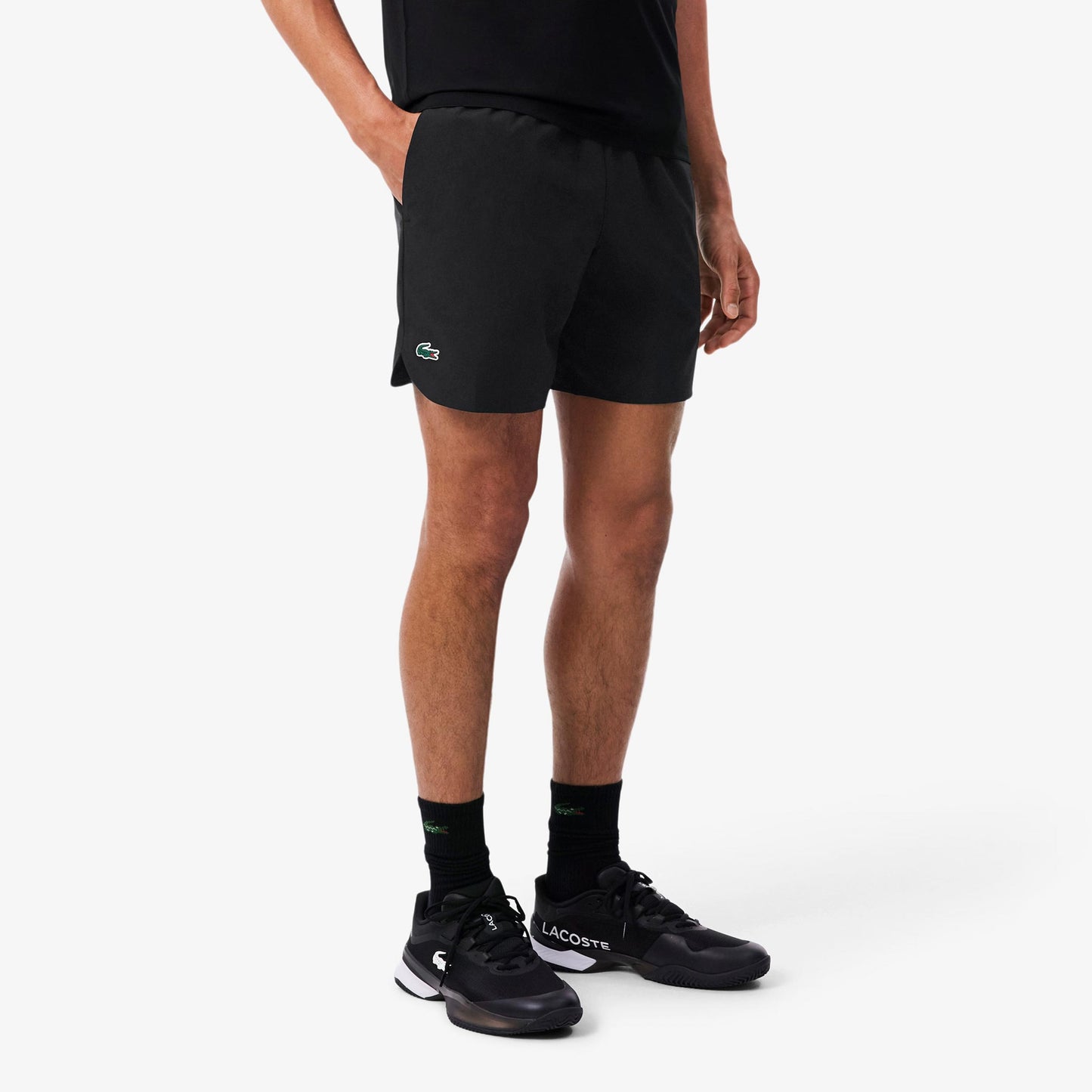 Lacoste Shorts Hombres - negro