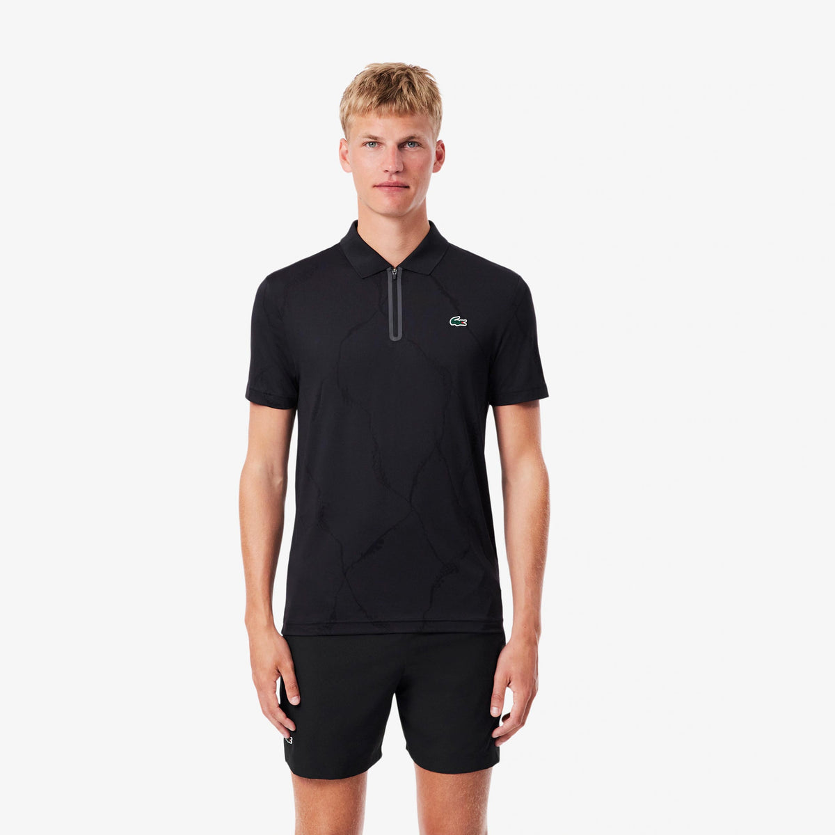 Lacoste Polo Hombres - negro