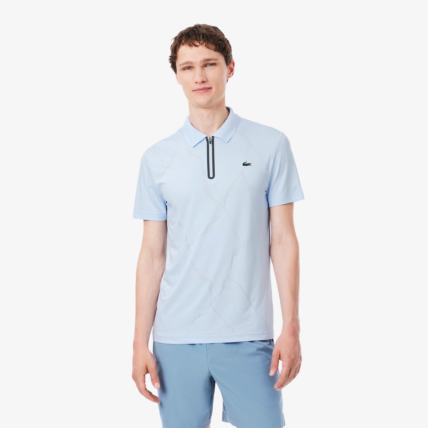 Lacoste Polo Hombres - azul claro