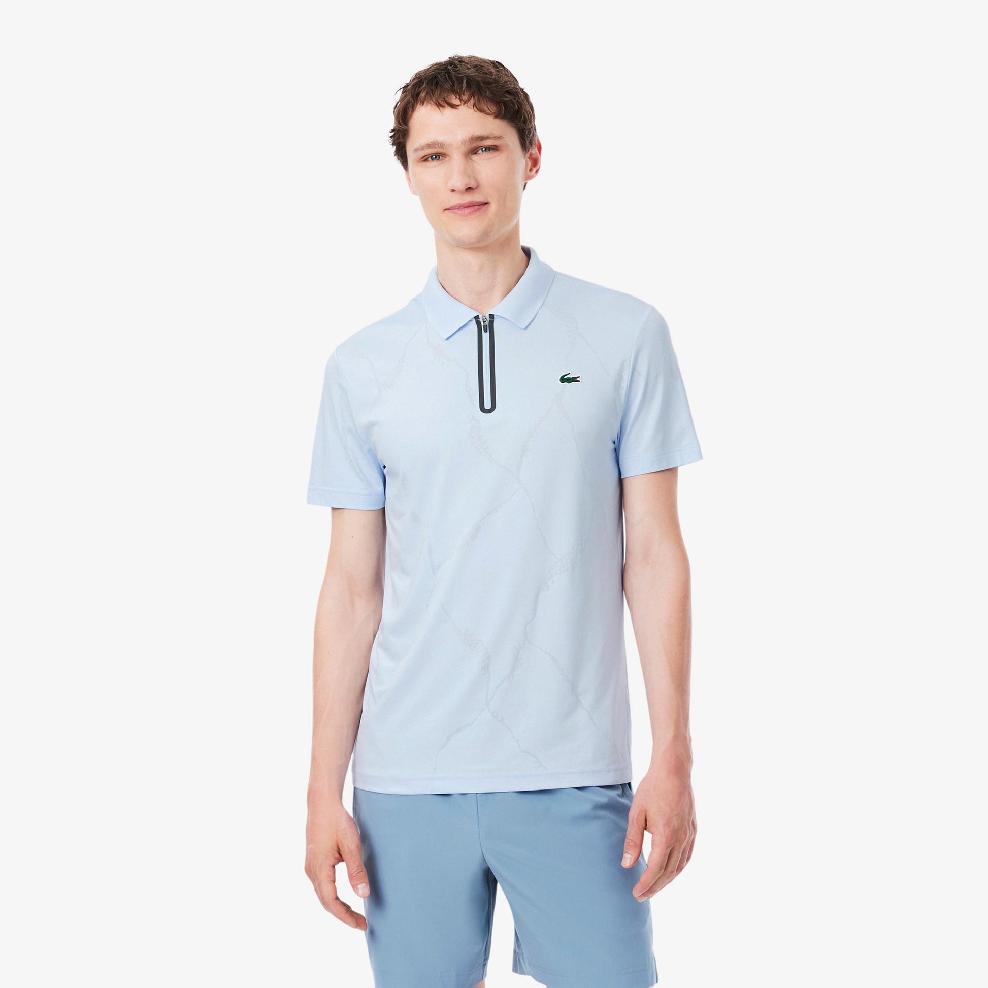 Lacoste Polo Hombres - azul claro