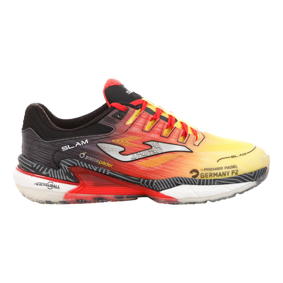 Joma Slam Tournament Zapatilla de pádel Hombres - negro, rojo