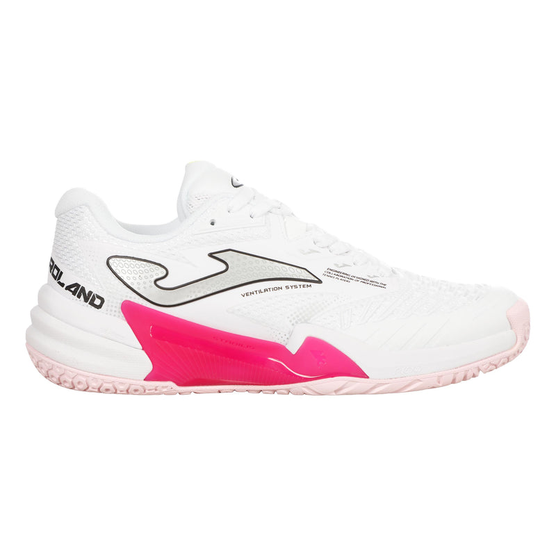 Roland Zapatilla todas las superficies Mujeres - blanco, rosa - weiß, pink - 37 en Tennis Point