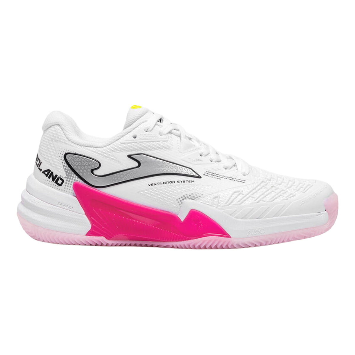Joma Roland Zapatilla tierra batida Hombres - blanco, turquesa