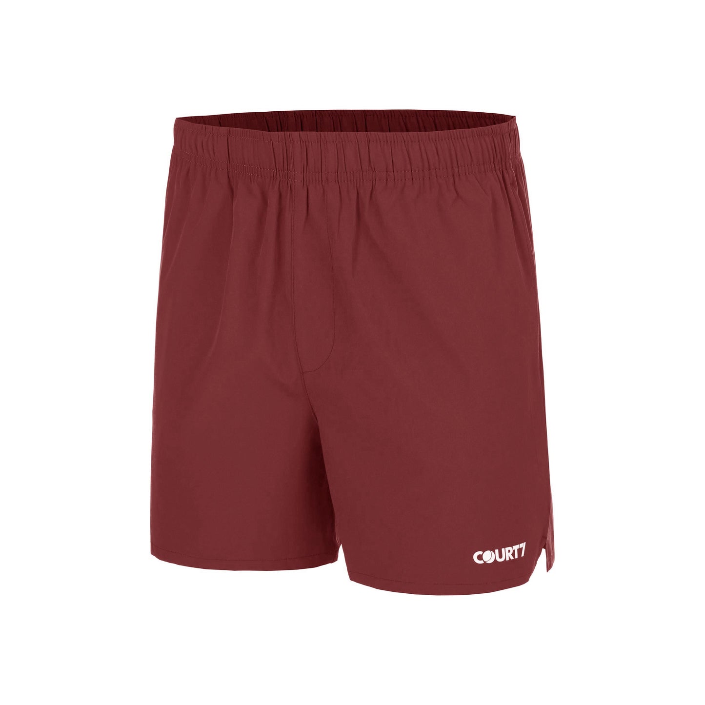 COURT7 Dual Pocket 5in Shorts Hombres - rojo