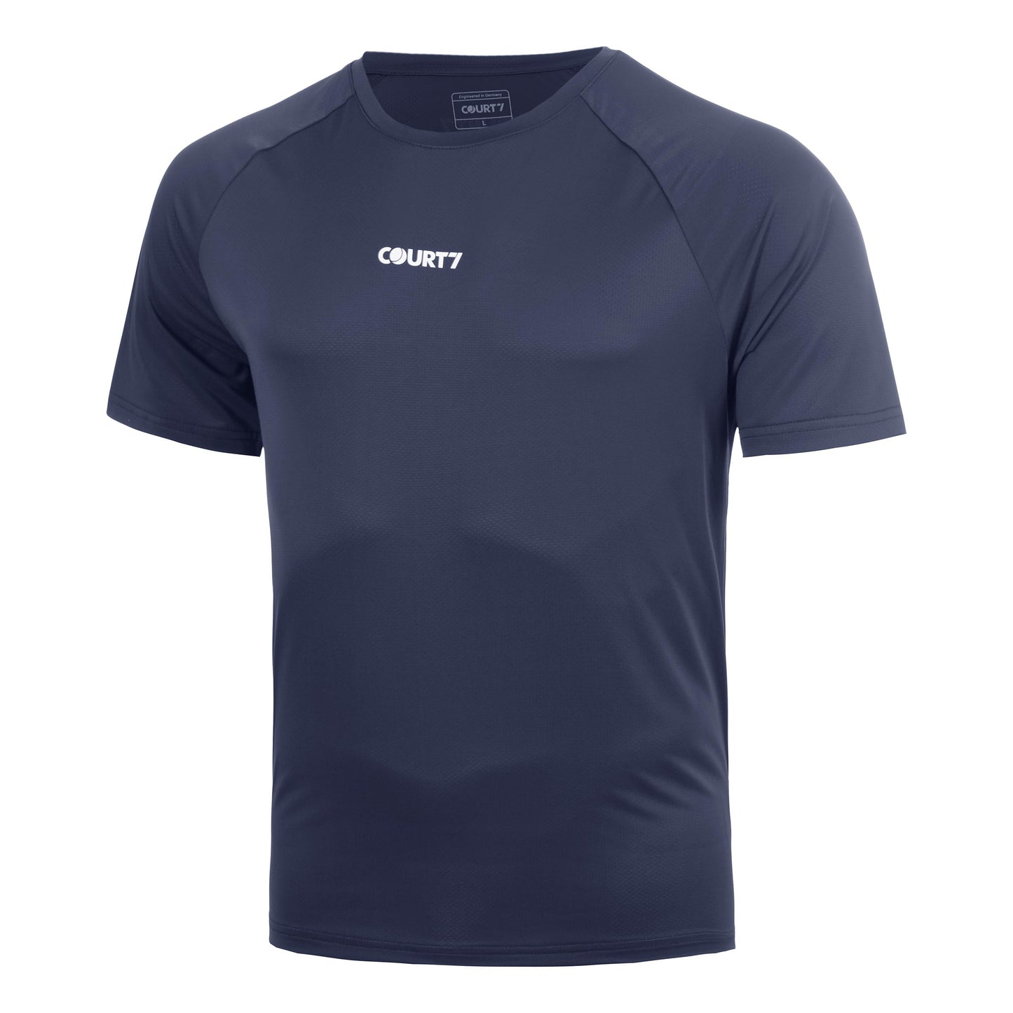 COURT7 Performance Camiseta de manga corta Hombres - azul