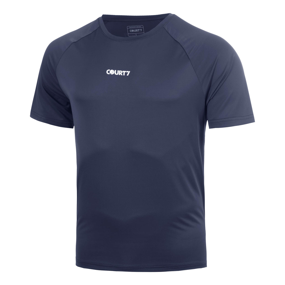 COURT7 Performance Camiseta de manga corta Hombres - azul