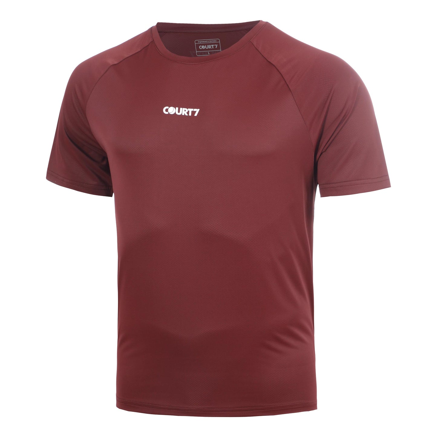 COURT7 Performance Camiseta de manga corta Hombres - rojo