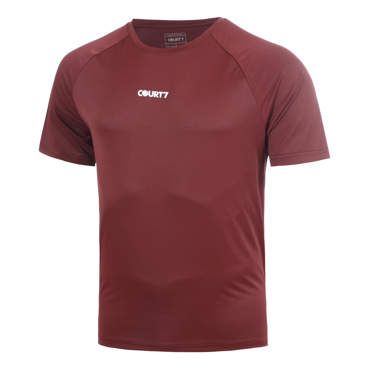 COURT7 Performance Camiseta de manga corta Hombres - rojo