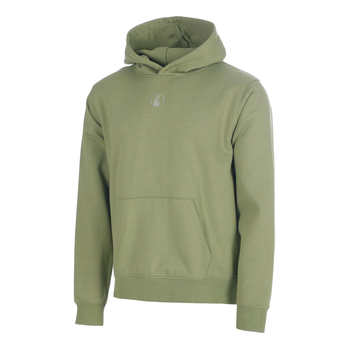 Quiet Please Club House Loose Fit Sudadera con capucha Hombres - caqui
