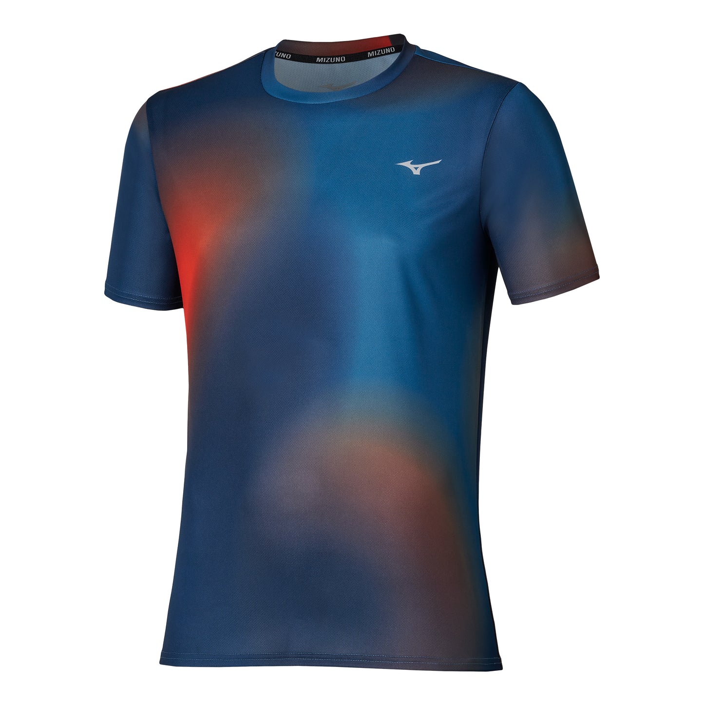 Mizuno Core Graphic Camiseta de running Hombres - naranja, azul