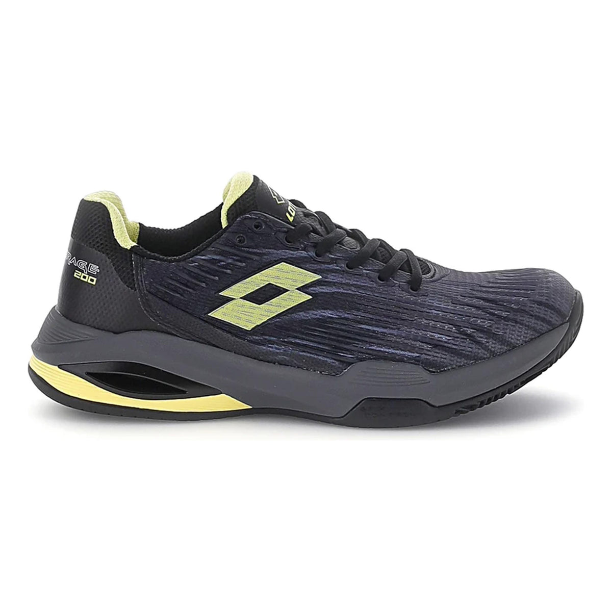 Lotto Mirage 200 III PRT Zapatilla tierra batida Hombres - negro, amarillo