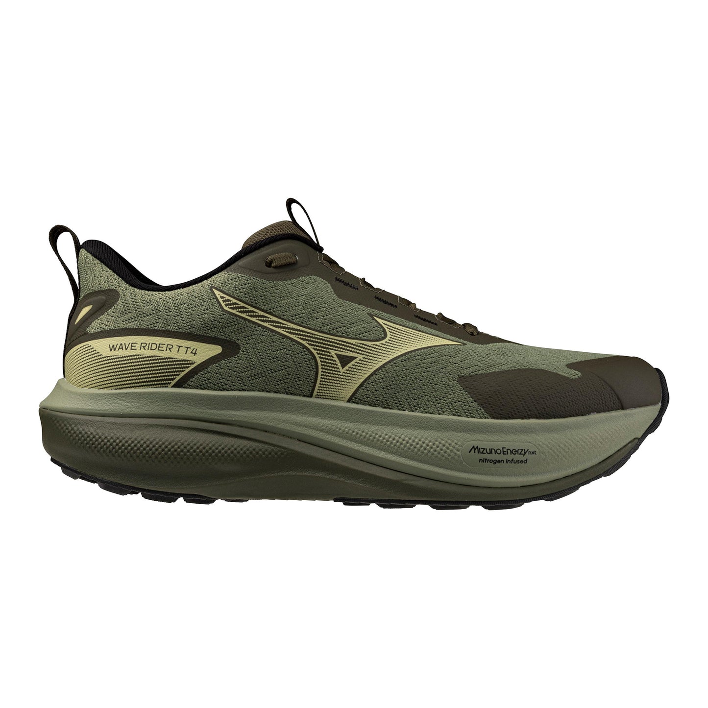 Mizuno Wave Rider TT 4  Zapatilla trail Hombres - salvia, verde oscuro