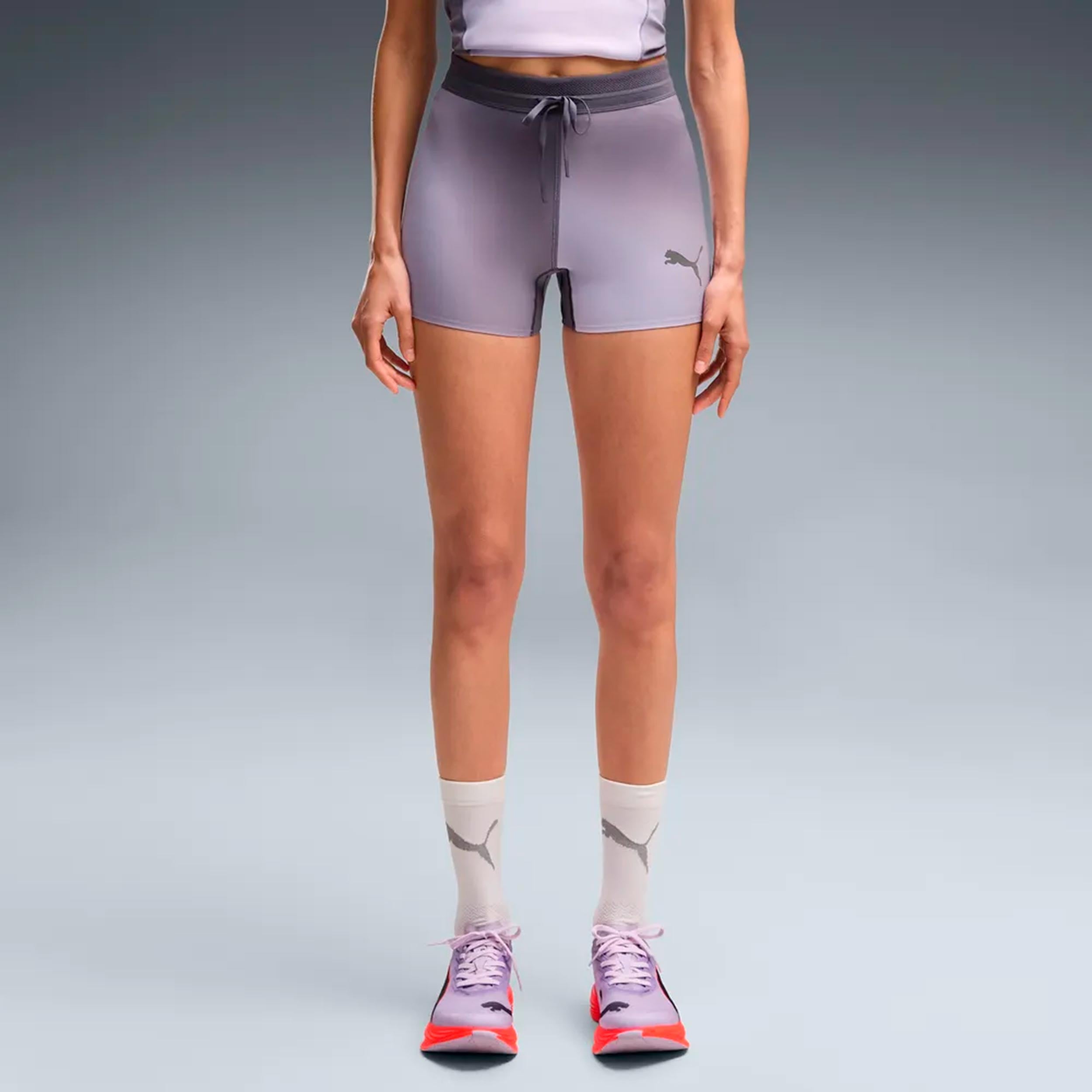 Puma Lightspeed AOP 3in   Mallas para correr Mujeres - gris
