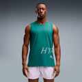 HYROX PWRMODE Training  Camiseta de running Hombres - verde