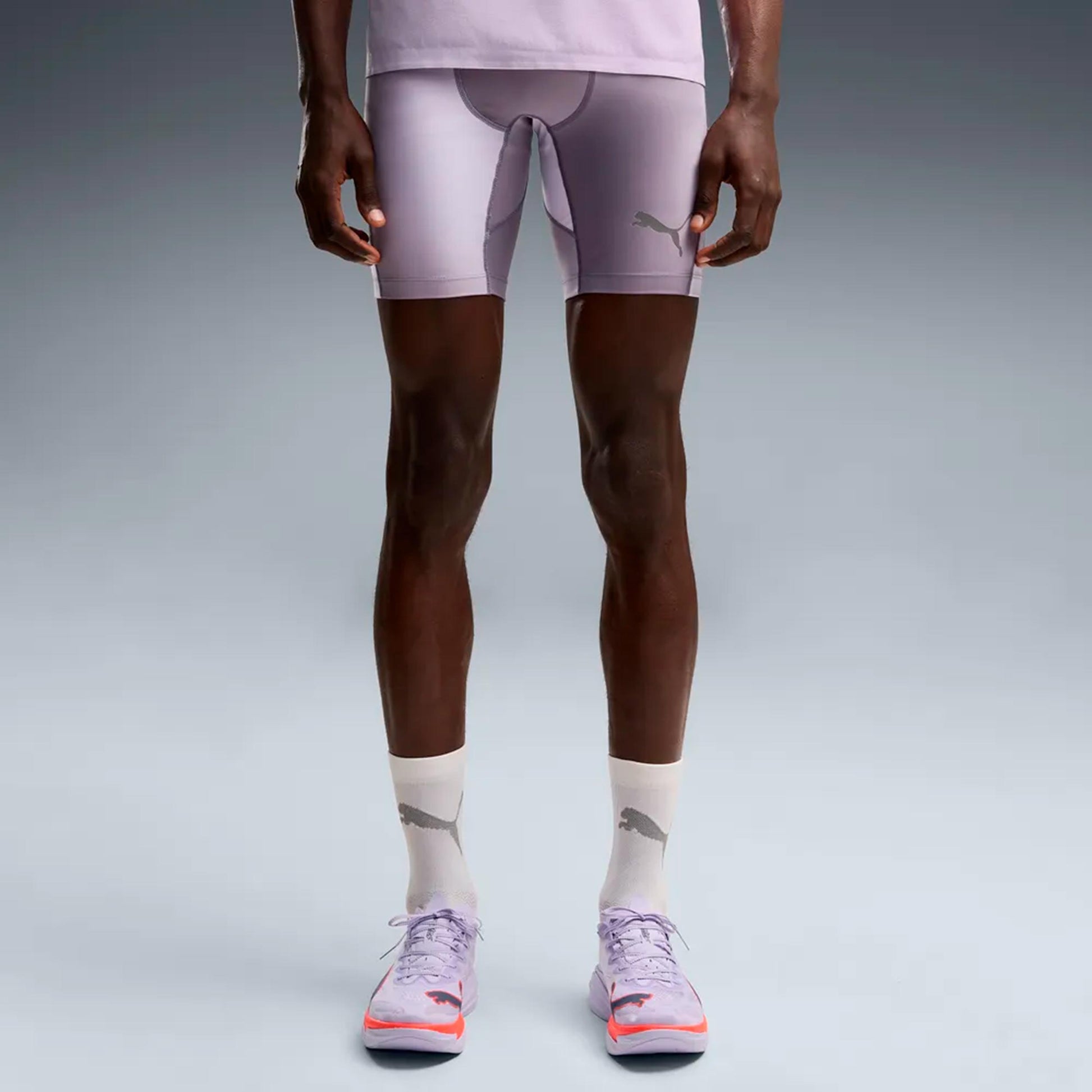 Puma Lightspeed AOP 8in half  Mallas para correr Hombres - gris
