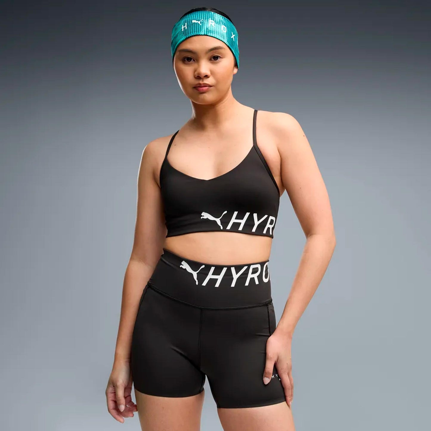 Puma HYROX Strappy PWRMODE  Sujetador deportivo Mujeres - negro