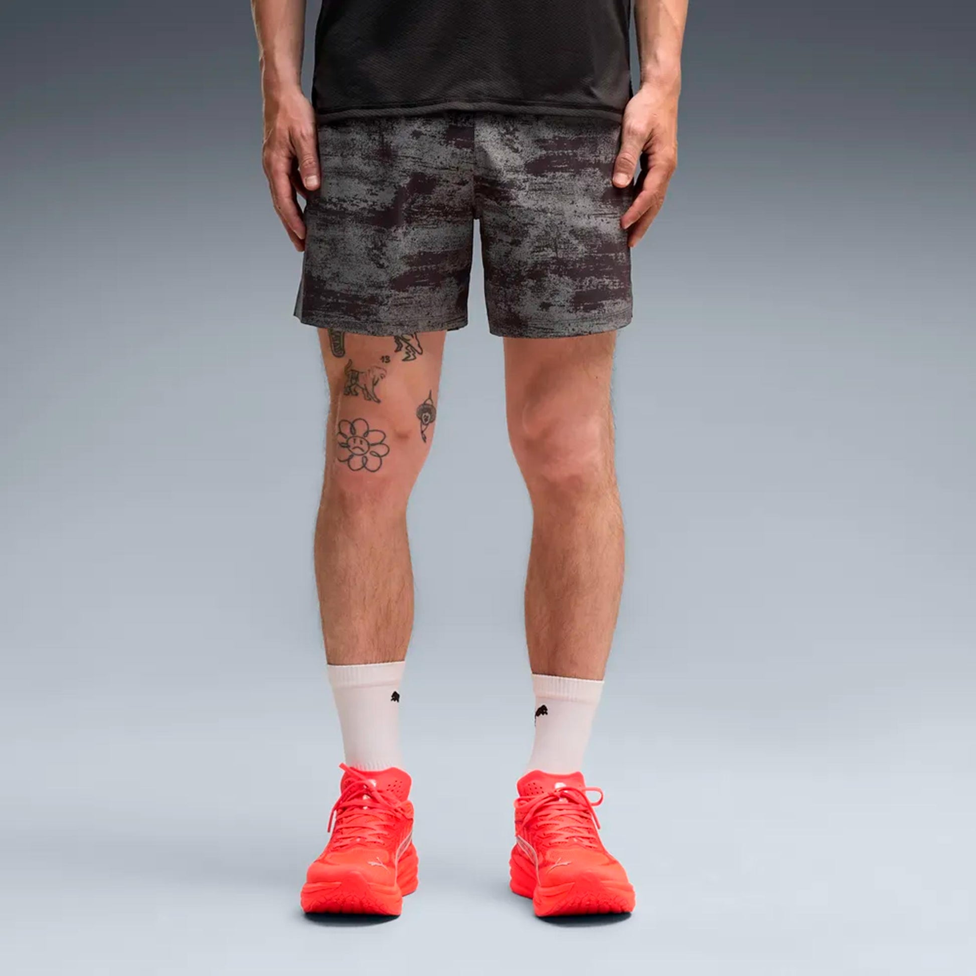 Puma Dreamrun Brightstride AOP 5in  Pantalones cortos Hombres - negro