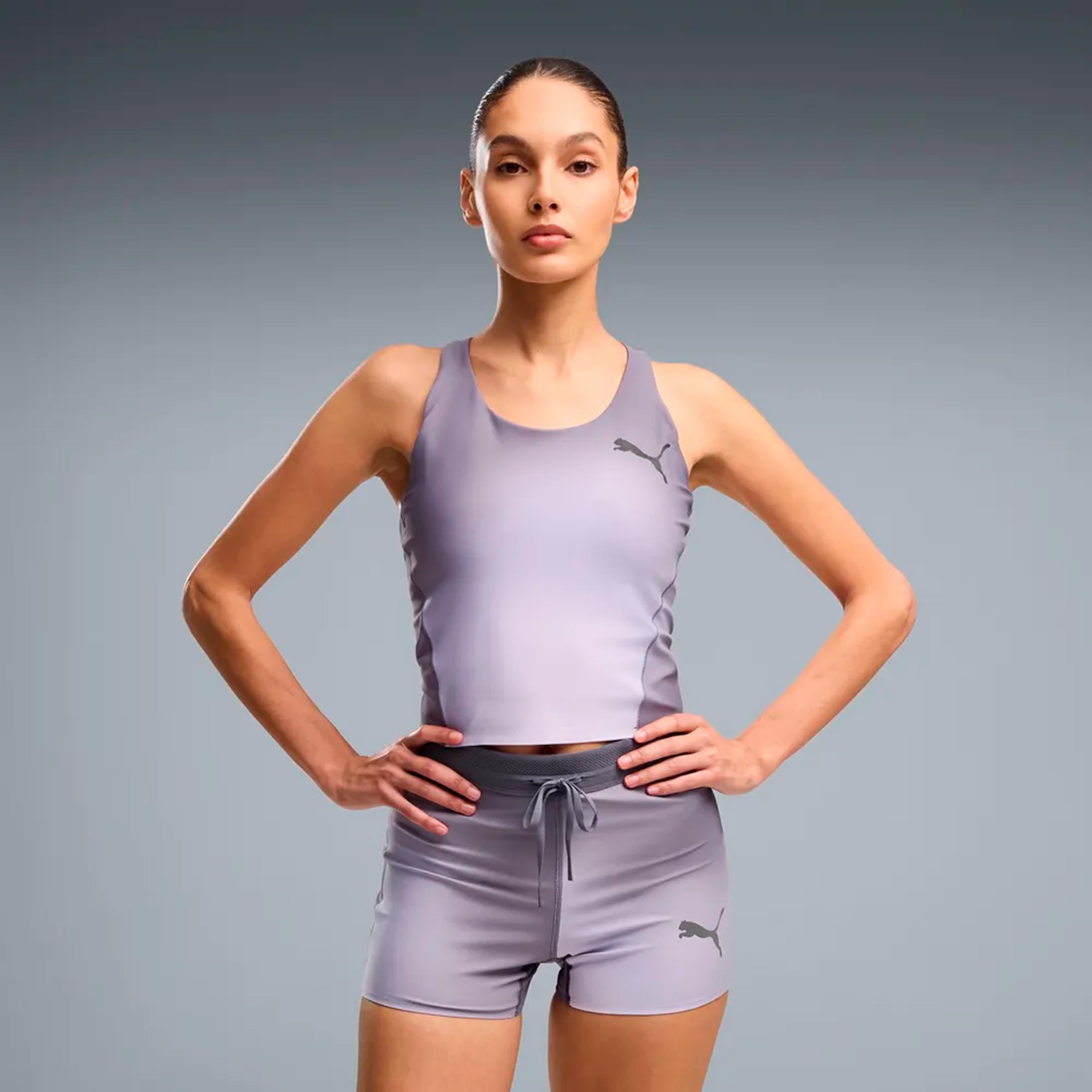 Puma Lightspeed AOP   Camiseta de running Mujeres - gris