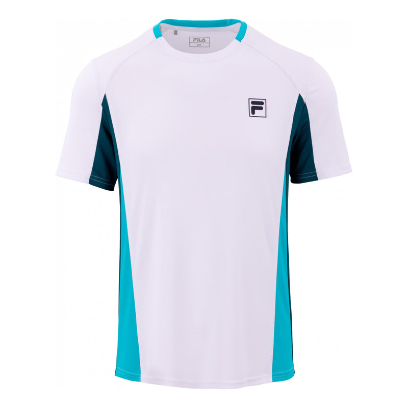 Tamino Camiseta de manga corta Hombres - blanco, turquesa - weiß, türkis - S en Tennis Point