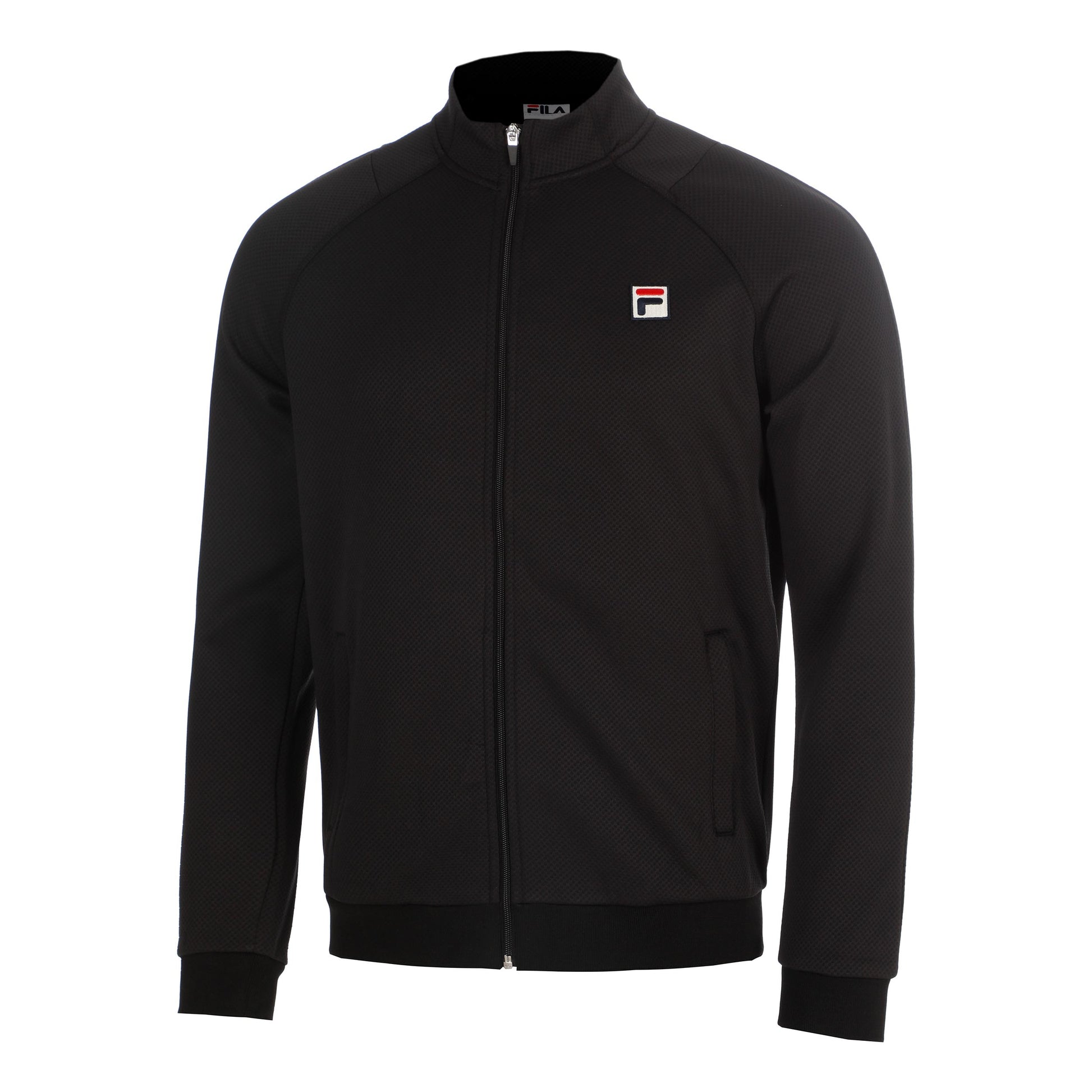Fila Demetrio Chaqueta de entrenamiento Hombres - negro, blanco