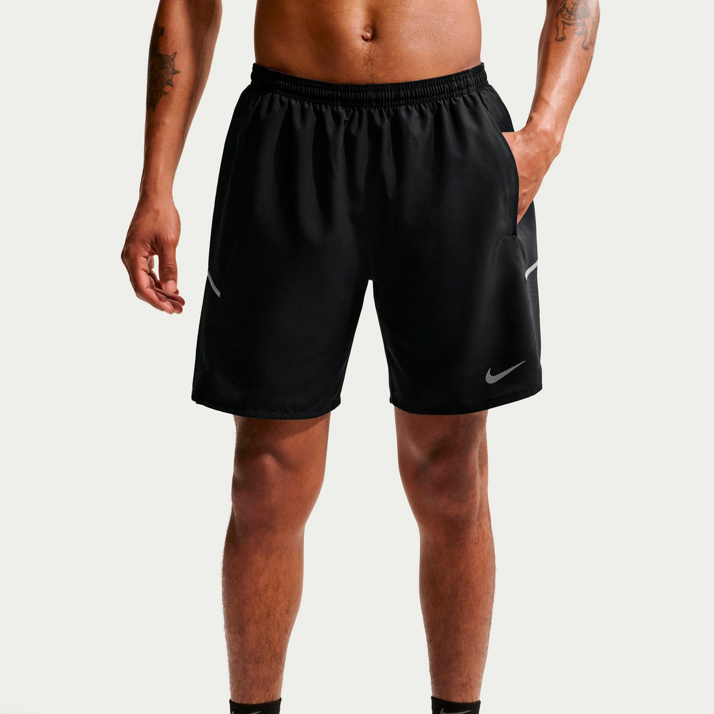 Nike Miler 7in  Pantalones cortos Hombres - negro, plateado