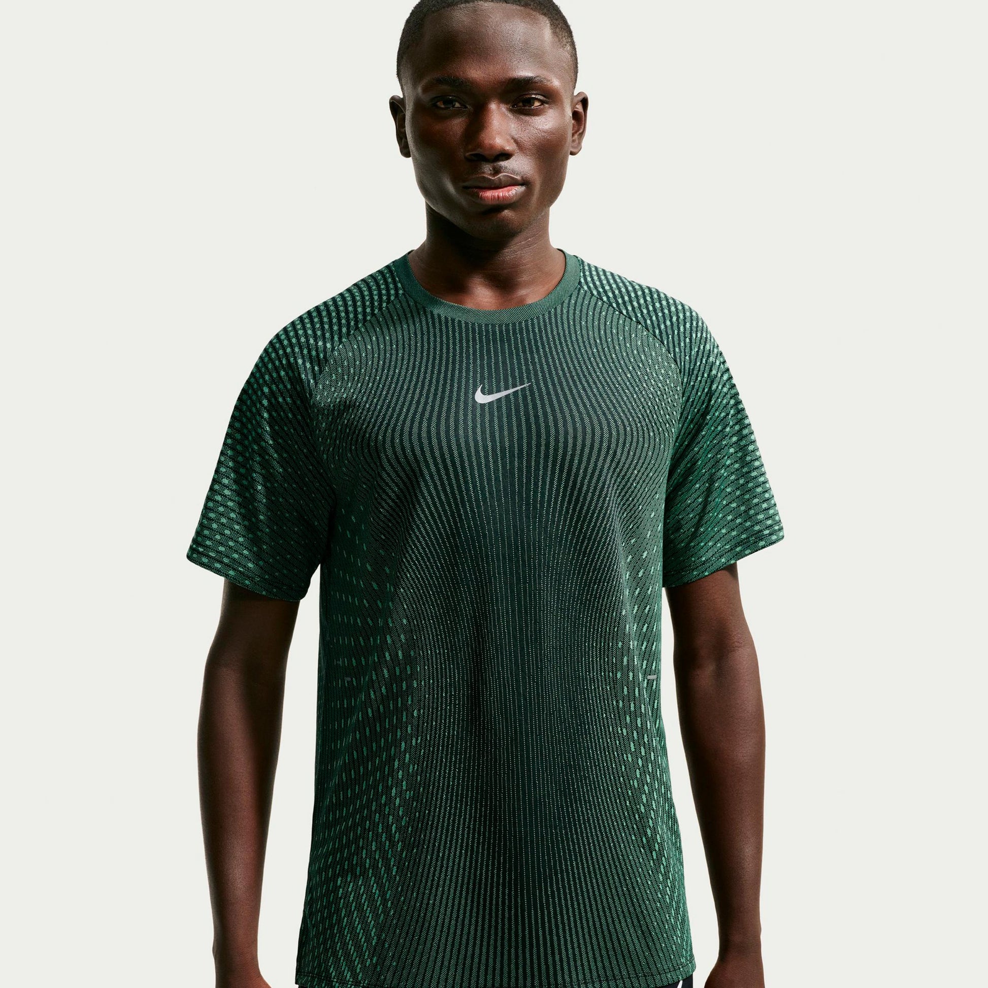 Nike Stride  Camiseta de running Hombres - oliva, negro