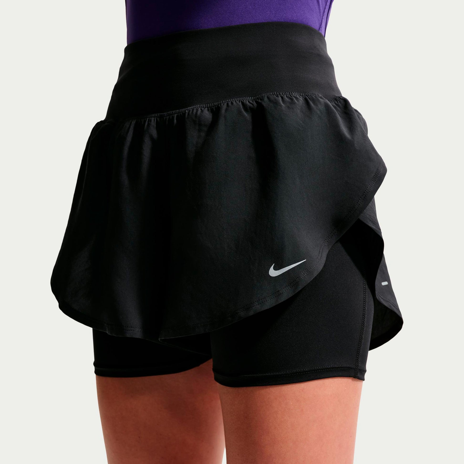 Nike Flow 2in1  Pantalones cortos Mujeres - negro, negro