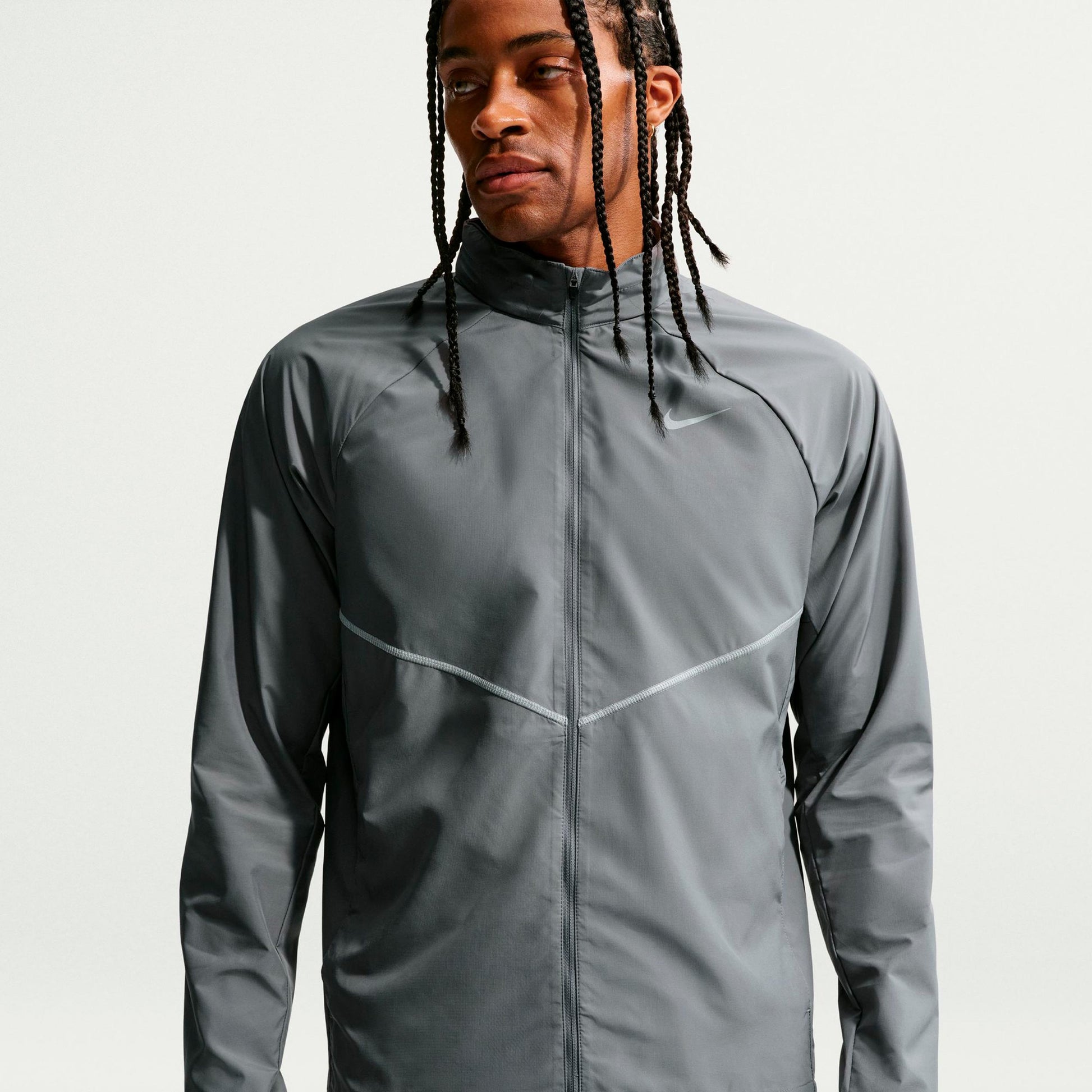 Nike Miler  Chaqueta para correr Hombres - gris, gris