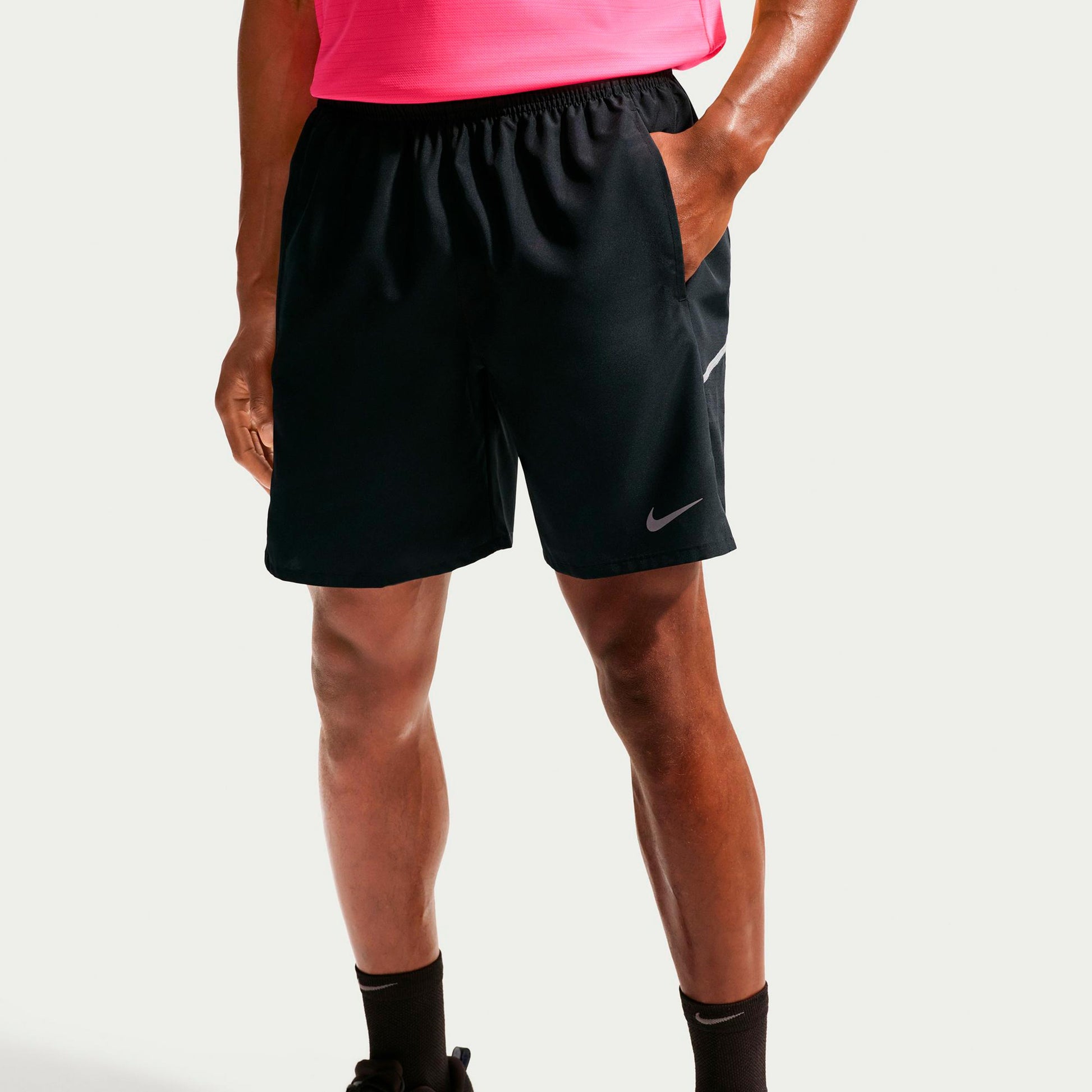 Nike Miler 5in  Pantalones cortos Hombres - negro, plateado