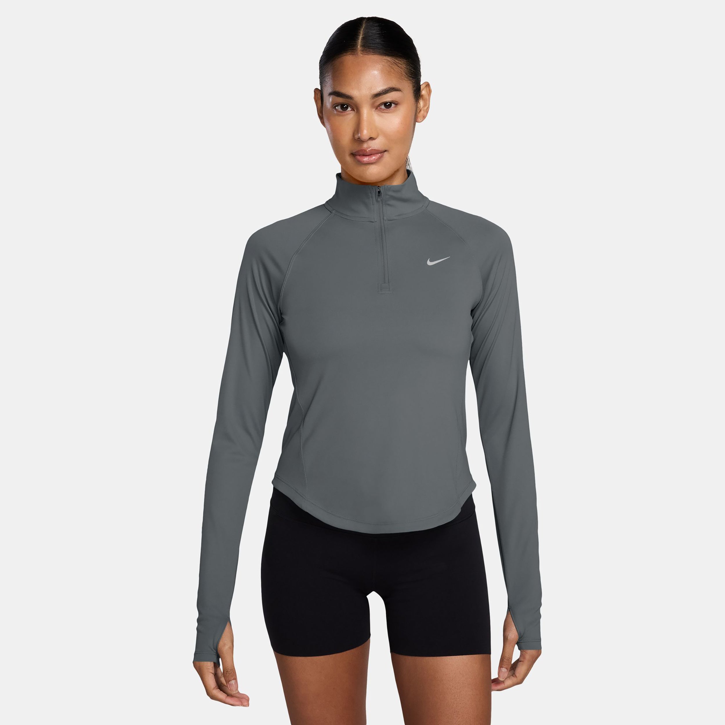 Nike Tempo  Camiseta de running Mujeres - gris, plateado