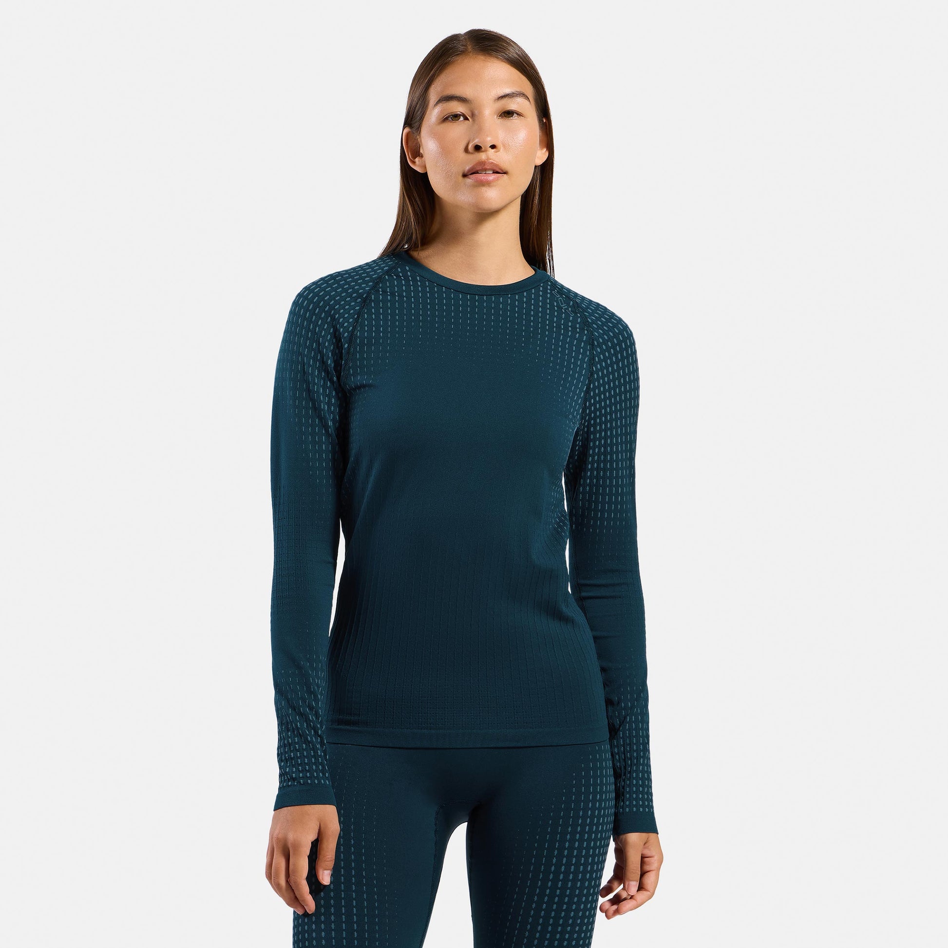 Odlo Performance Warm  Chaleco Mujeres - color petróleo