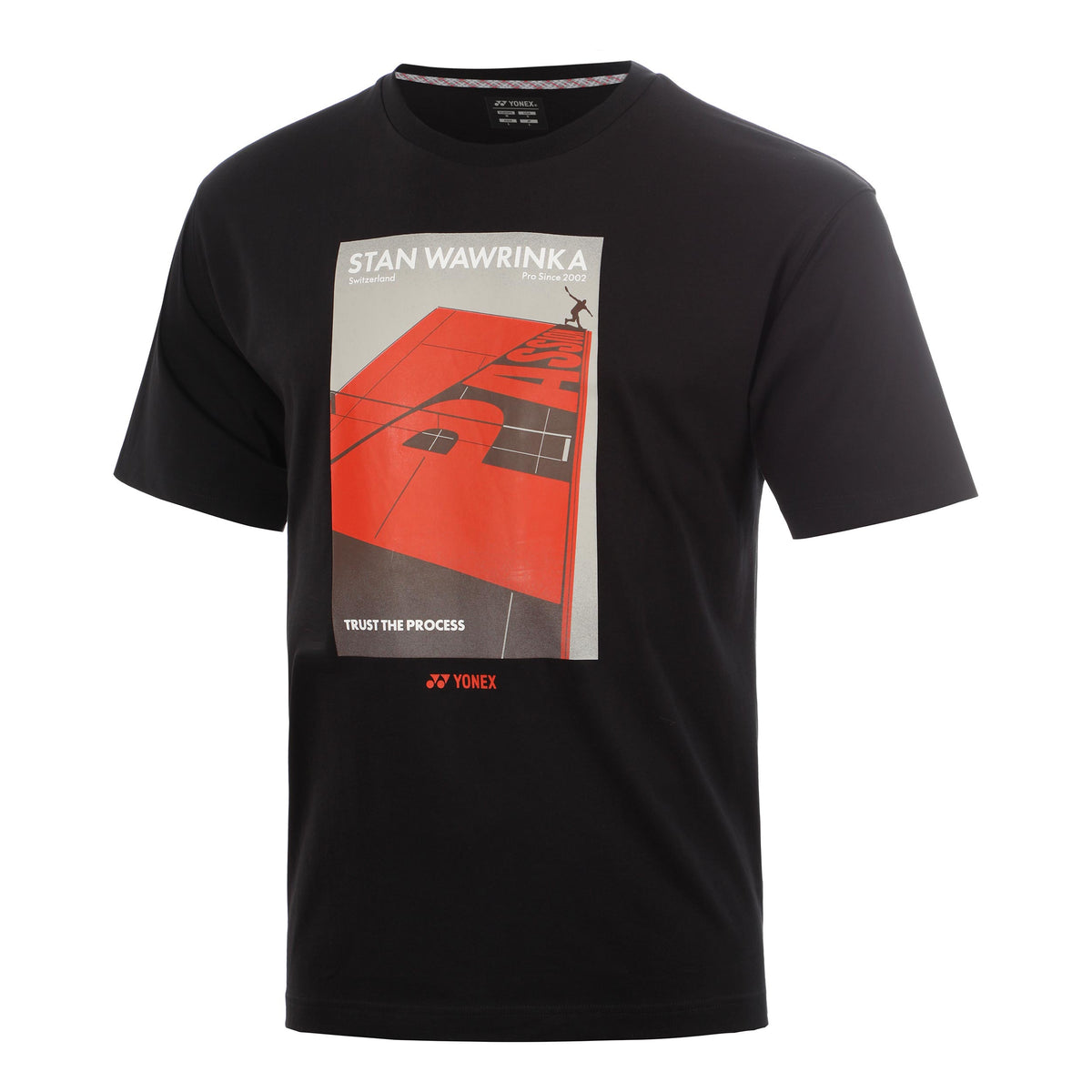 Yonex Stan Camiseta de manga corta Hombres - negro