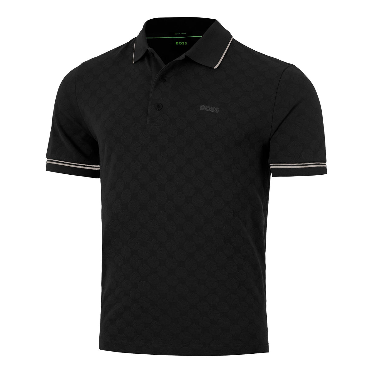 BOSS Revival Paddy Polo Hombres - negro