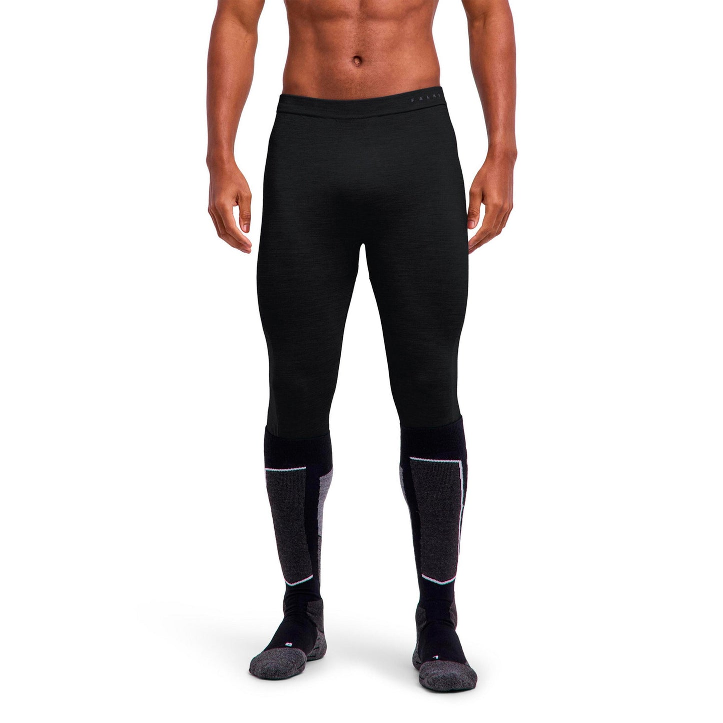 Falke Wool Tech Light 3/4  Malla Hombres - negro