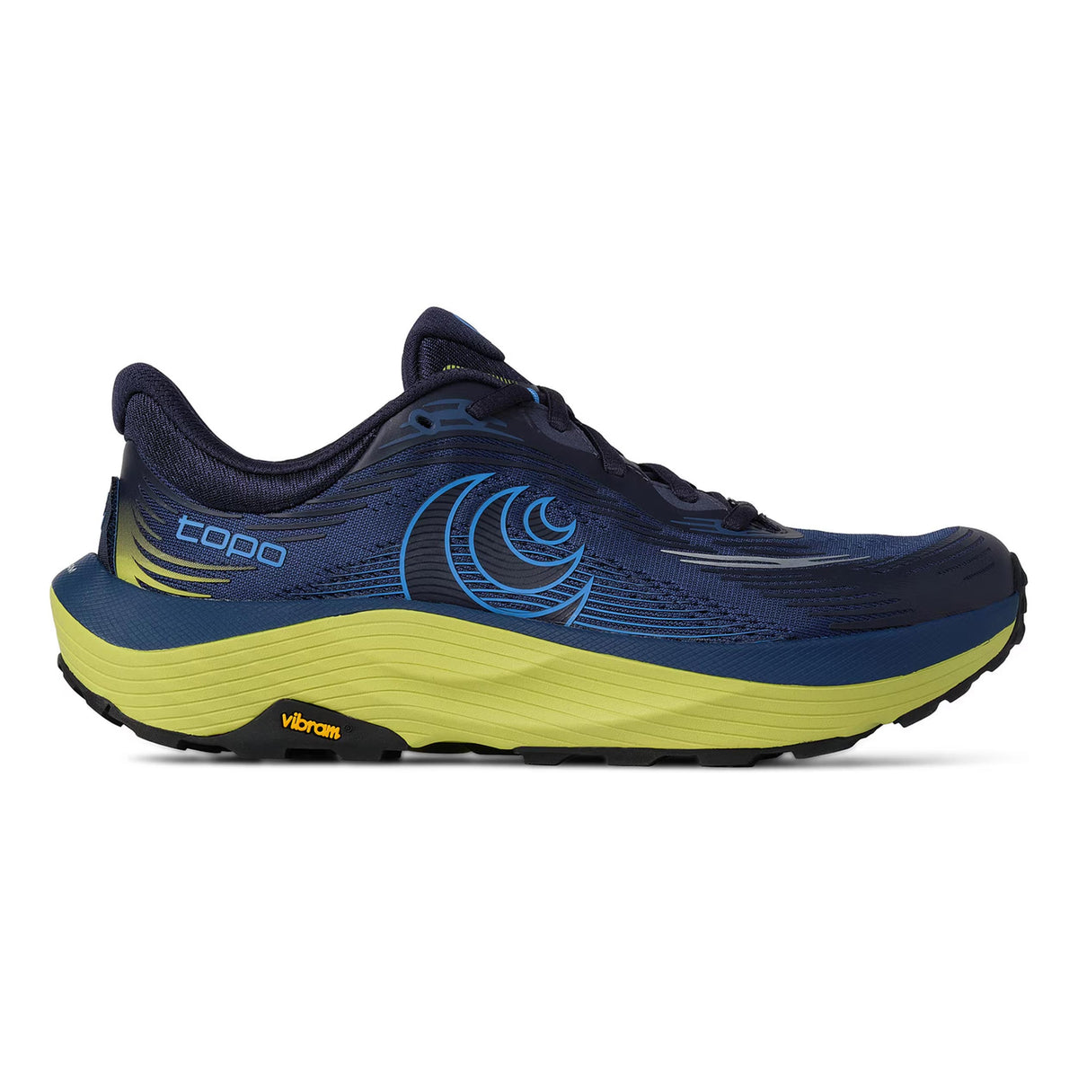 TOPO ATHLETIC Ultraventure 5 Zapatilla trail Hombres - azul oscuro, lima