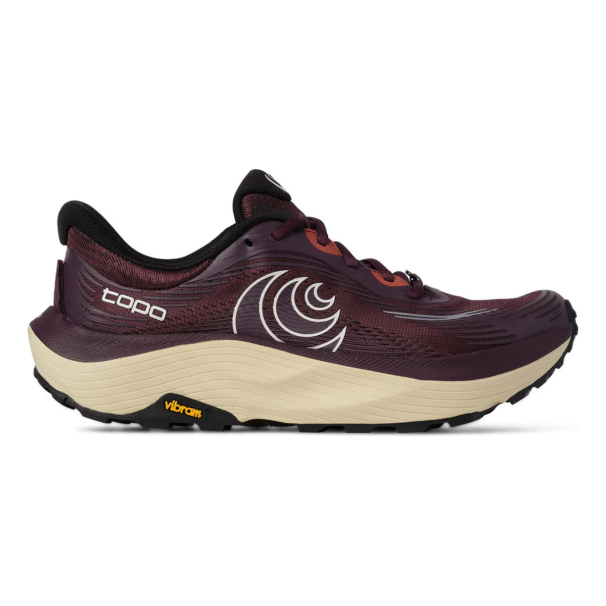 TOPO ATHLETIC Ultraventure 5 Zapatilla trail Mujeres - rojo oscuro, crema