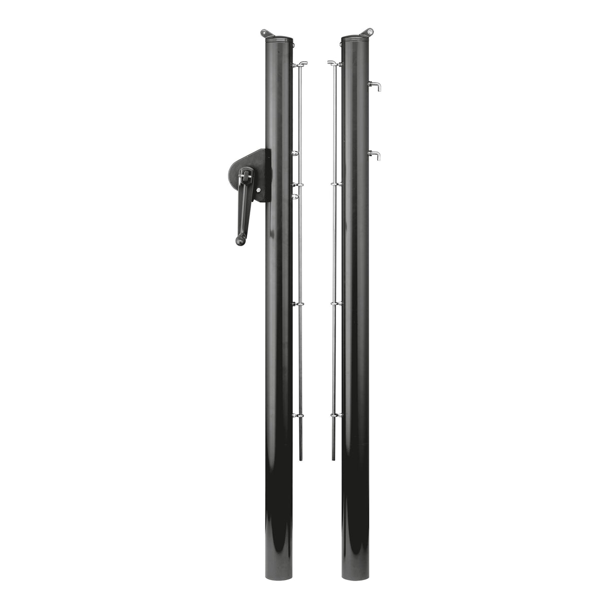 Tegra Padel Netzpfosten rund Ø 73 cm Barra de fijación de red - negro